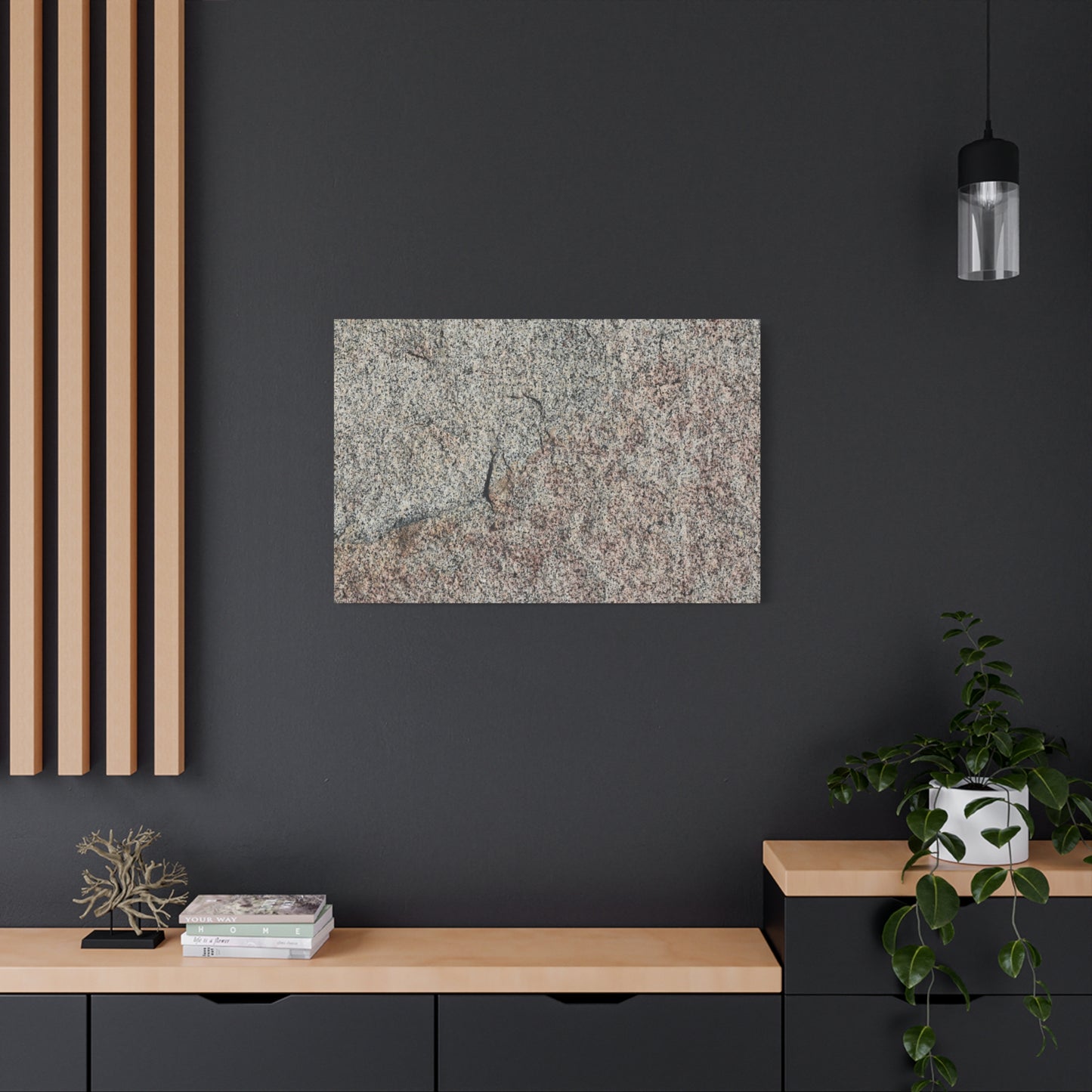 Tectonic Murmur - Unique Frameless Canvas Wall Art