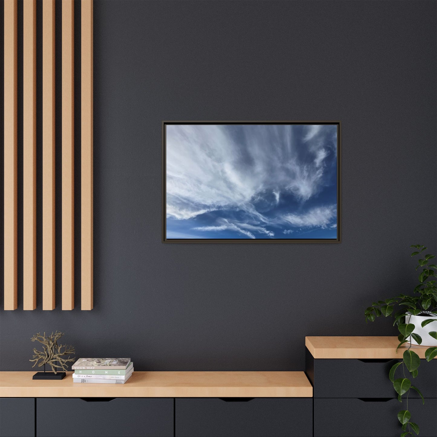 Ethereal Skies - Unique Stretched Canvas Wall Art