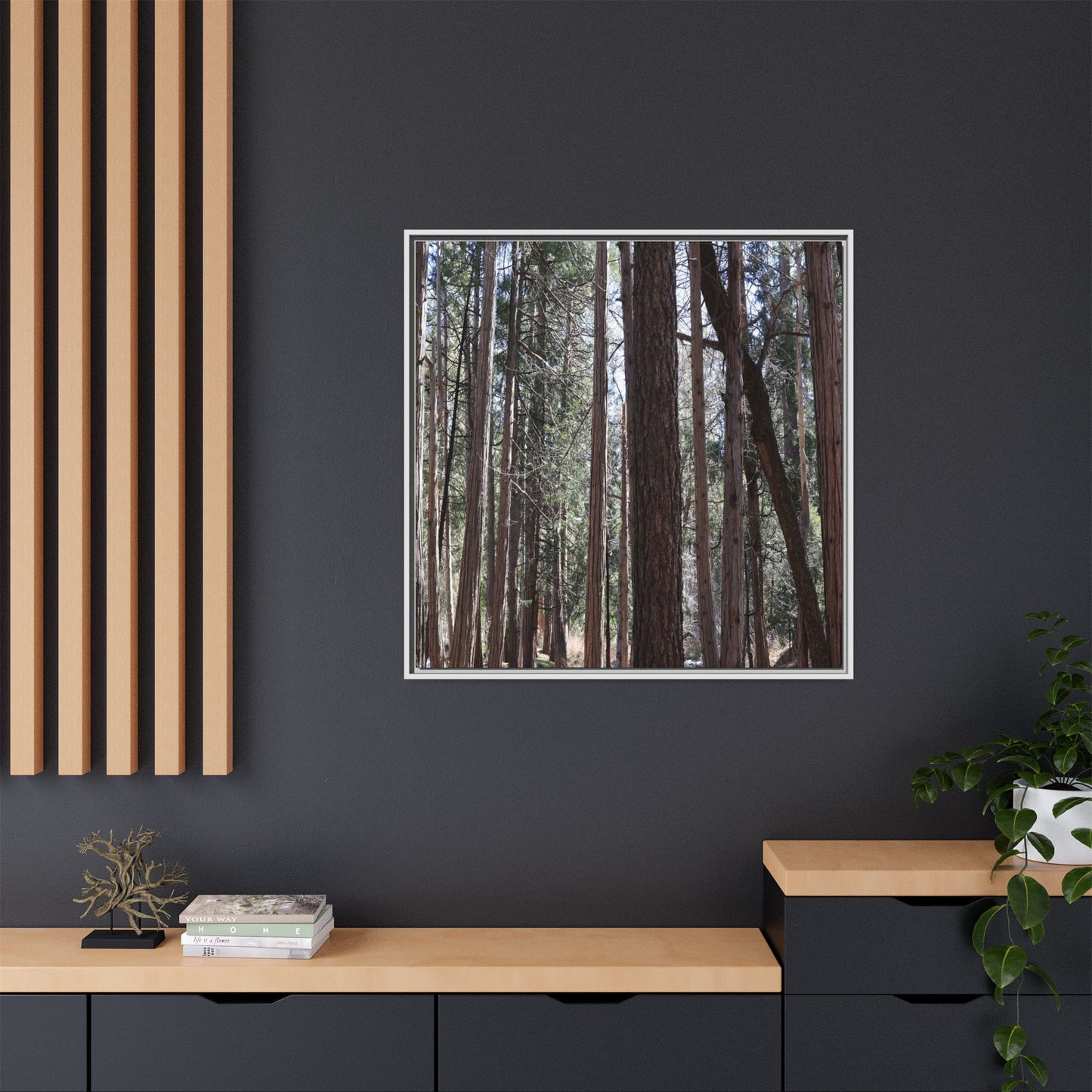 Forest Cathedral - Unique Stretched Canvas Wall Art