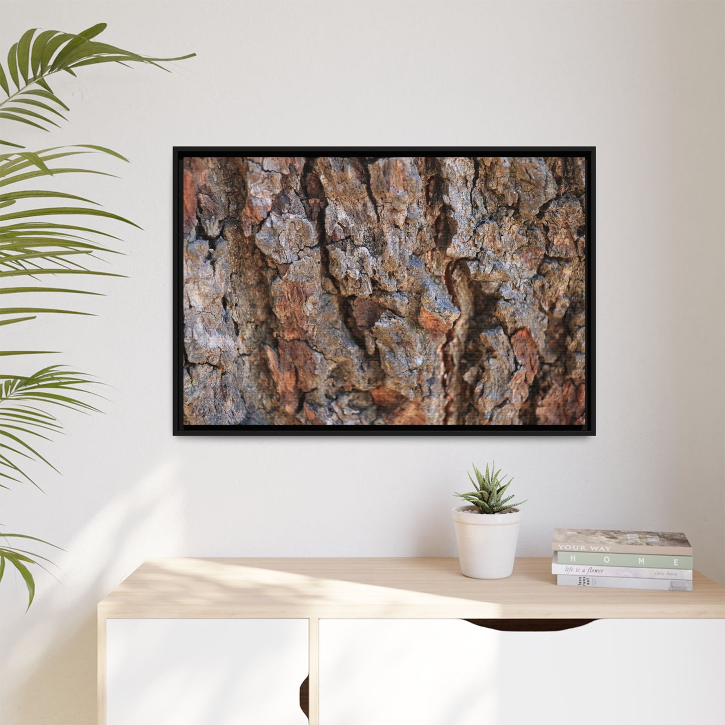 Craggy Textures - Unique Stretched Canvas Wall Art