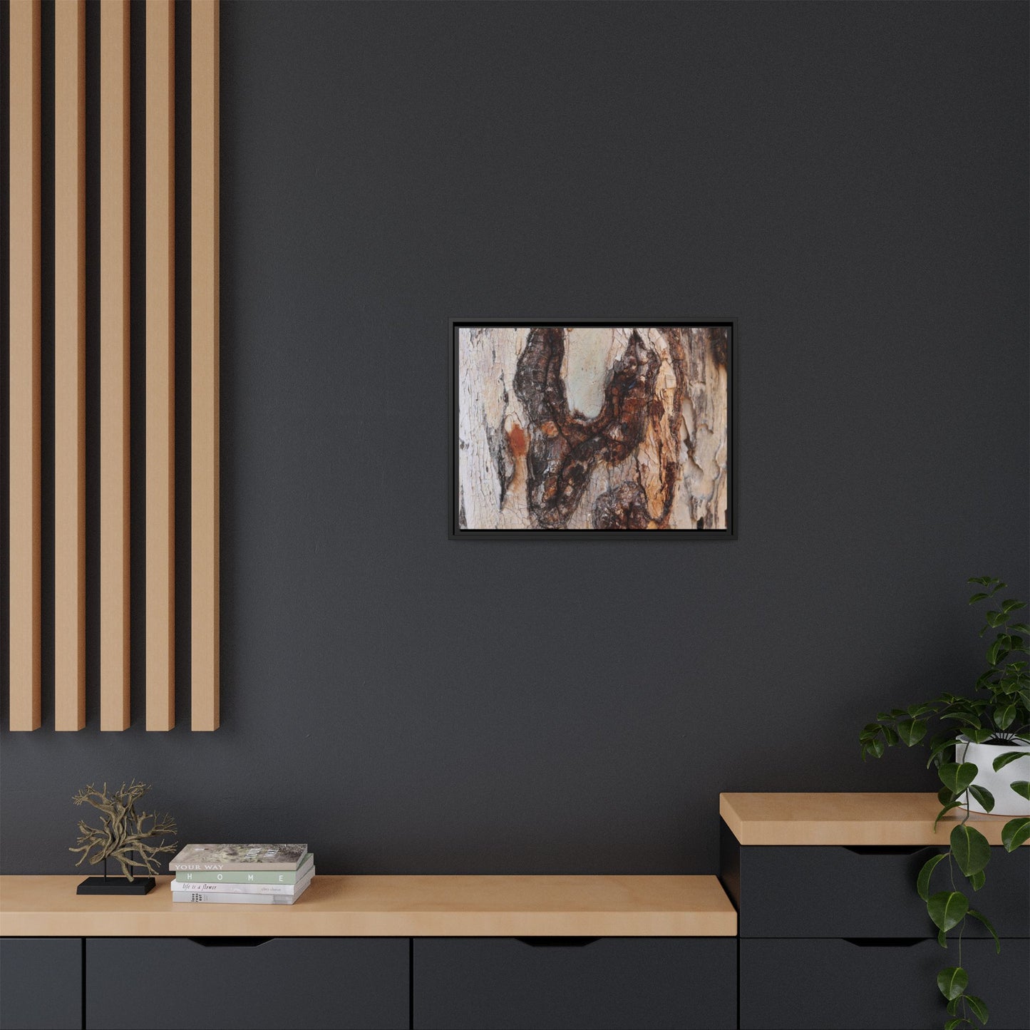 Texture of Time - Unique Stretched Canvas Wall Art