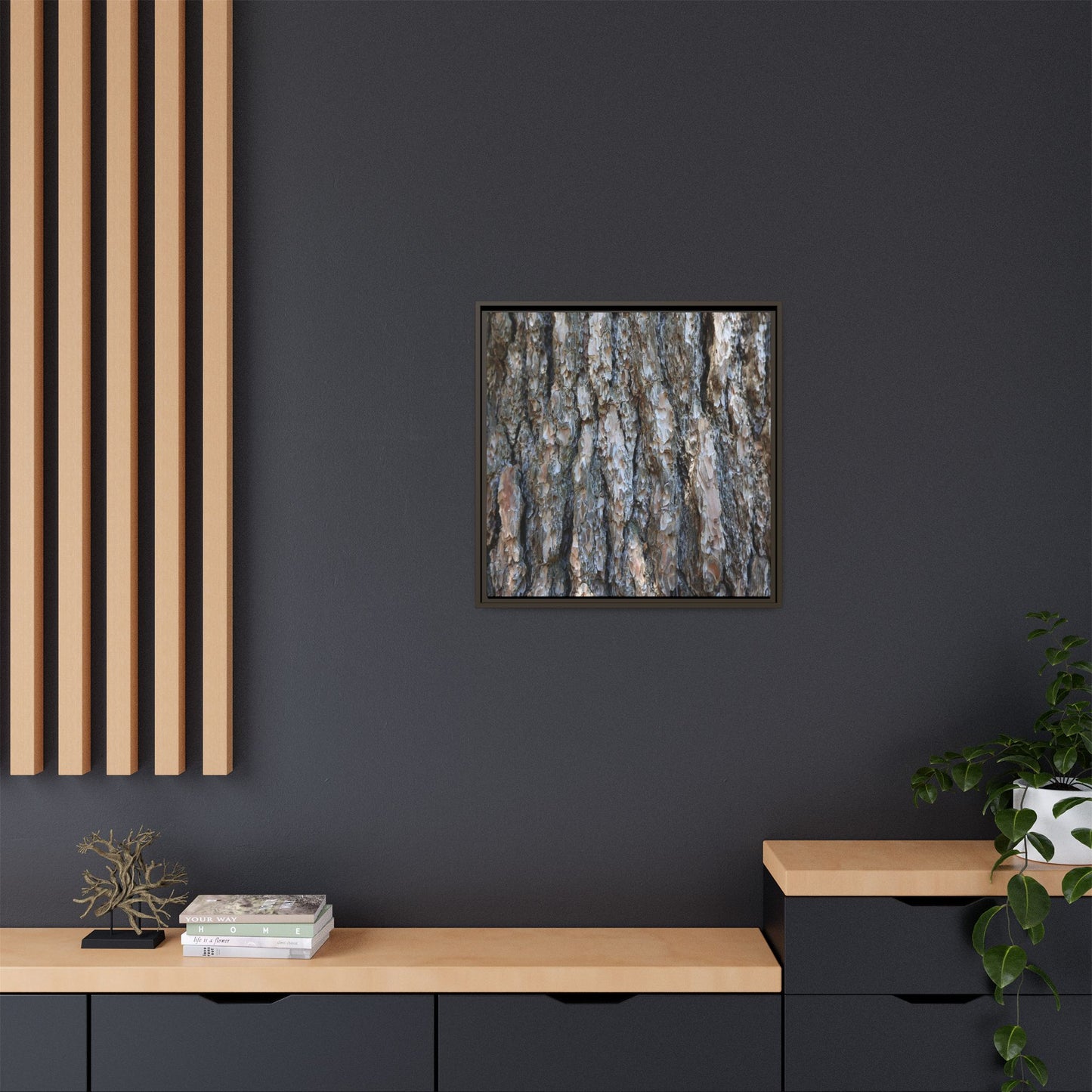 Bark Whispers - Unique Stretched Canvas Wall Art