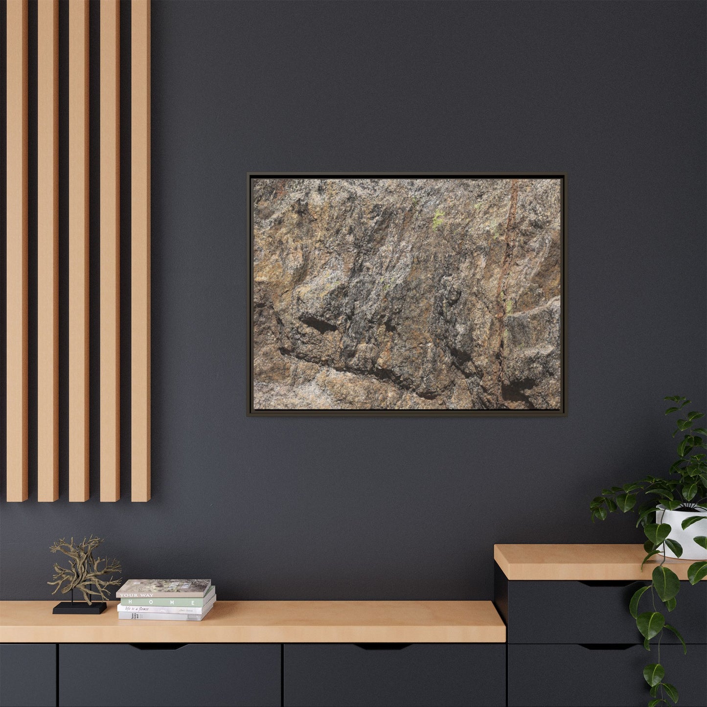 Weathered Time - Unique Stretched Canvas Wall Art