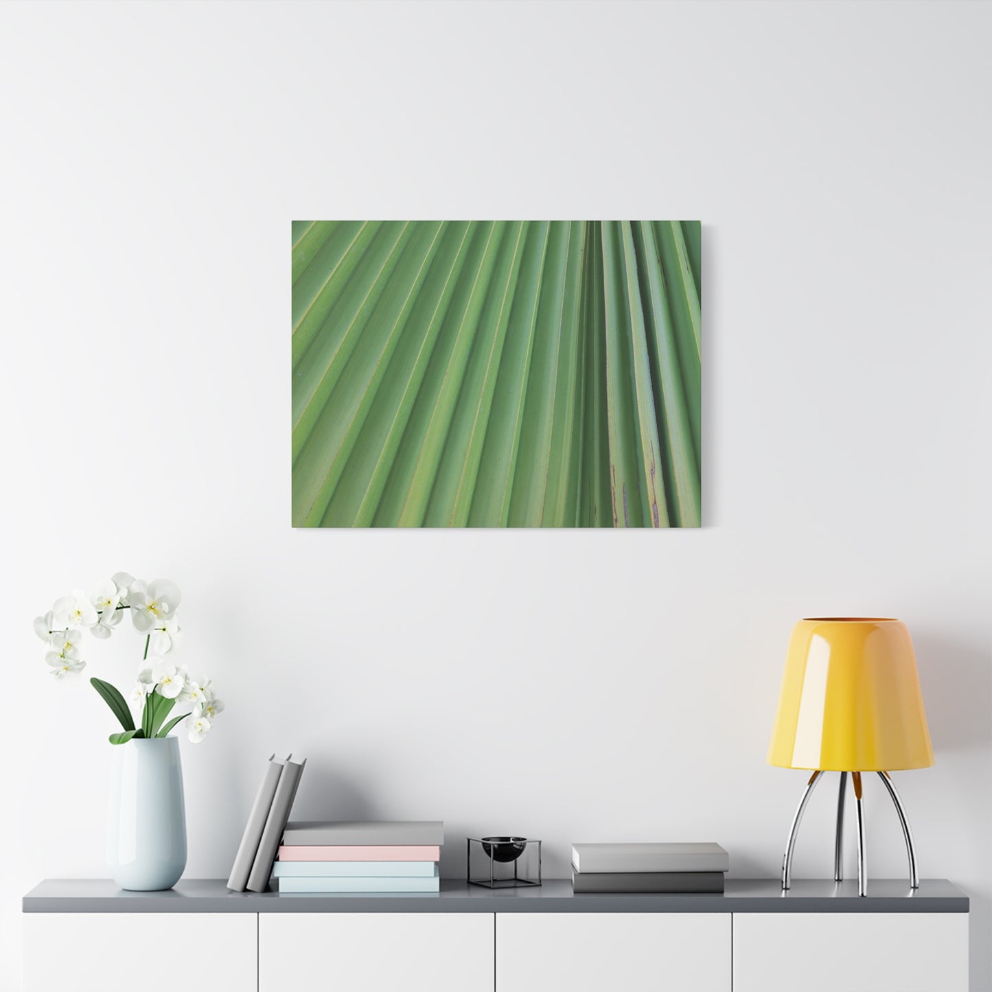 Palm Pulse - Unique Frameless Canvas Wall Art