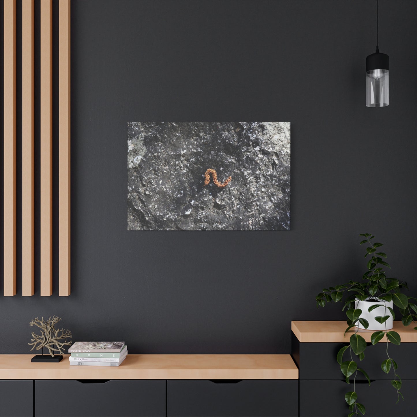 Earthen Serpent - Unique Frameless Canvas Wall Art