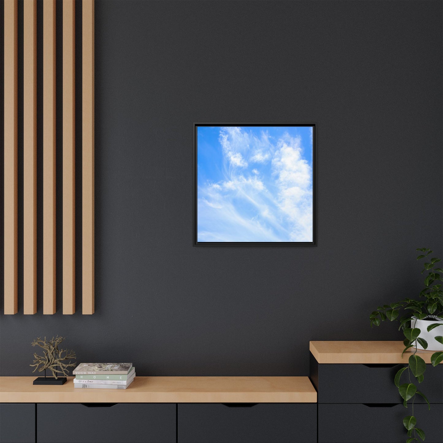 Azure Dreaming - Unique Stretched Canvas Wall Art