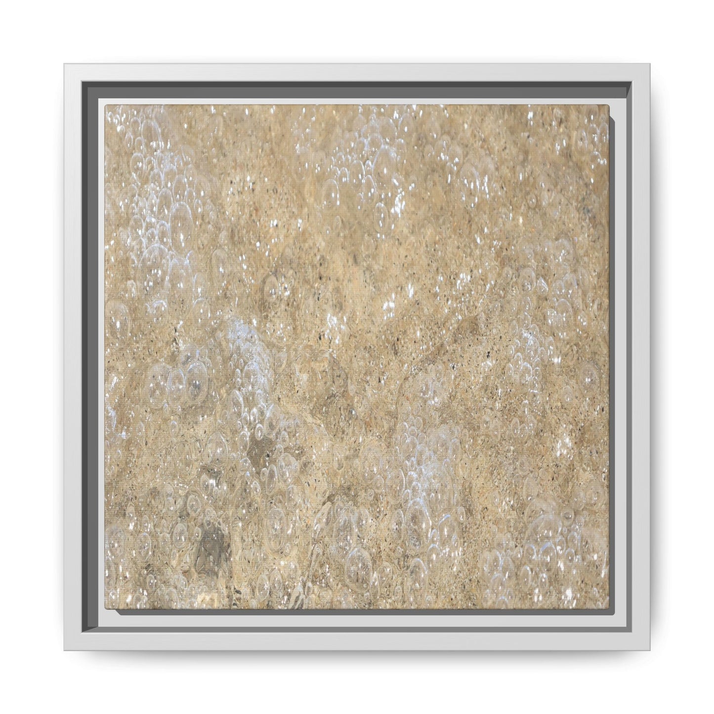 Bubbling Sand - Unique Stretched Canvas Wall Art