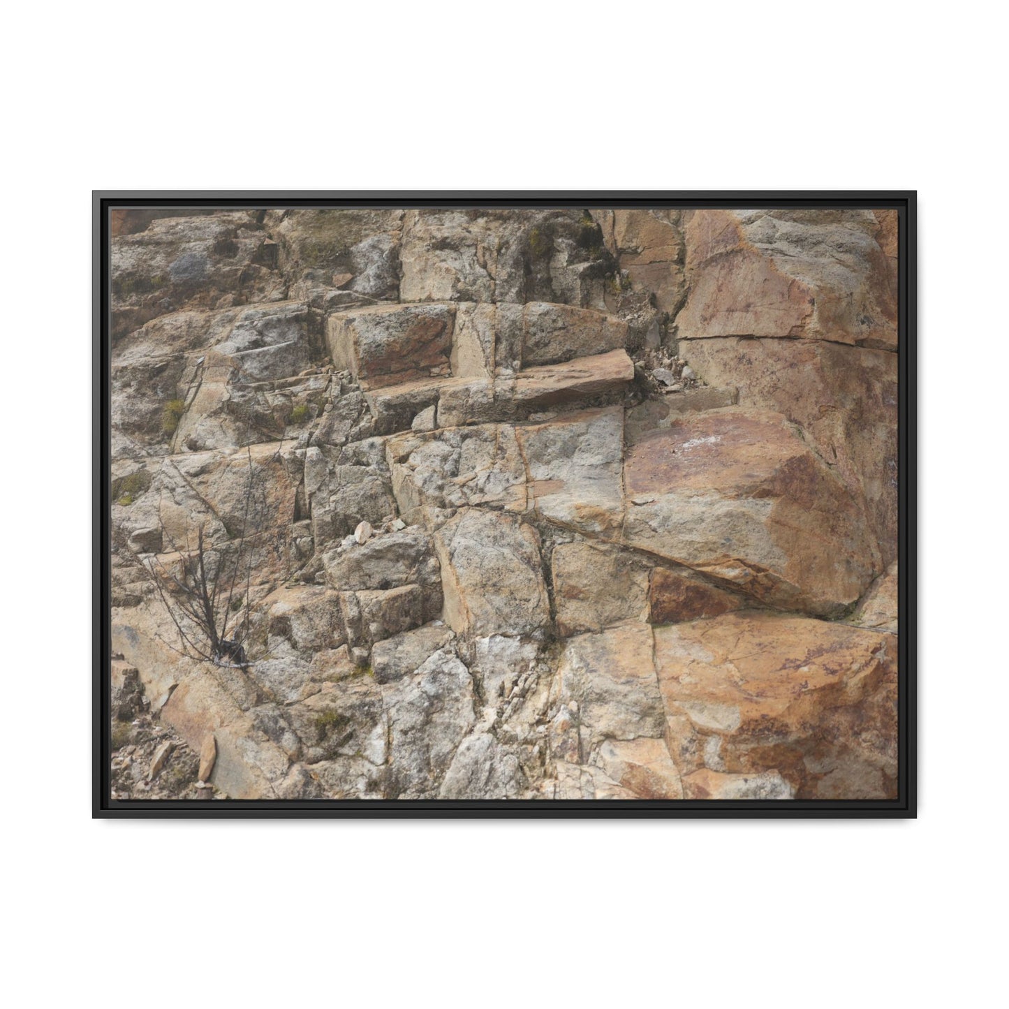 Sandstone Symphony - Unique Stretched Canvas Wall Art