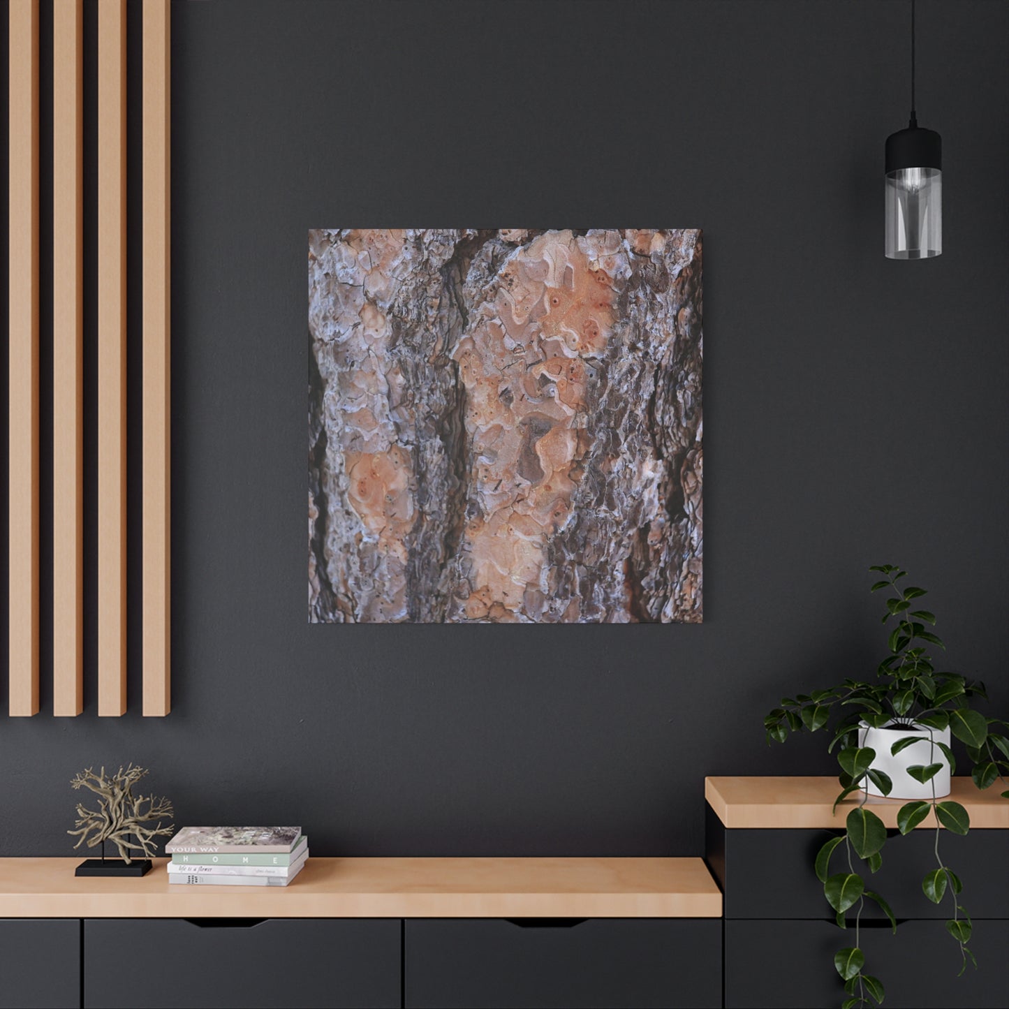 Terracotta Textures - Unique Frameless Canvas Wall Art