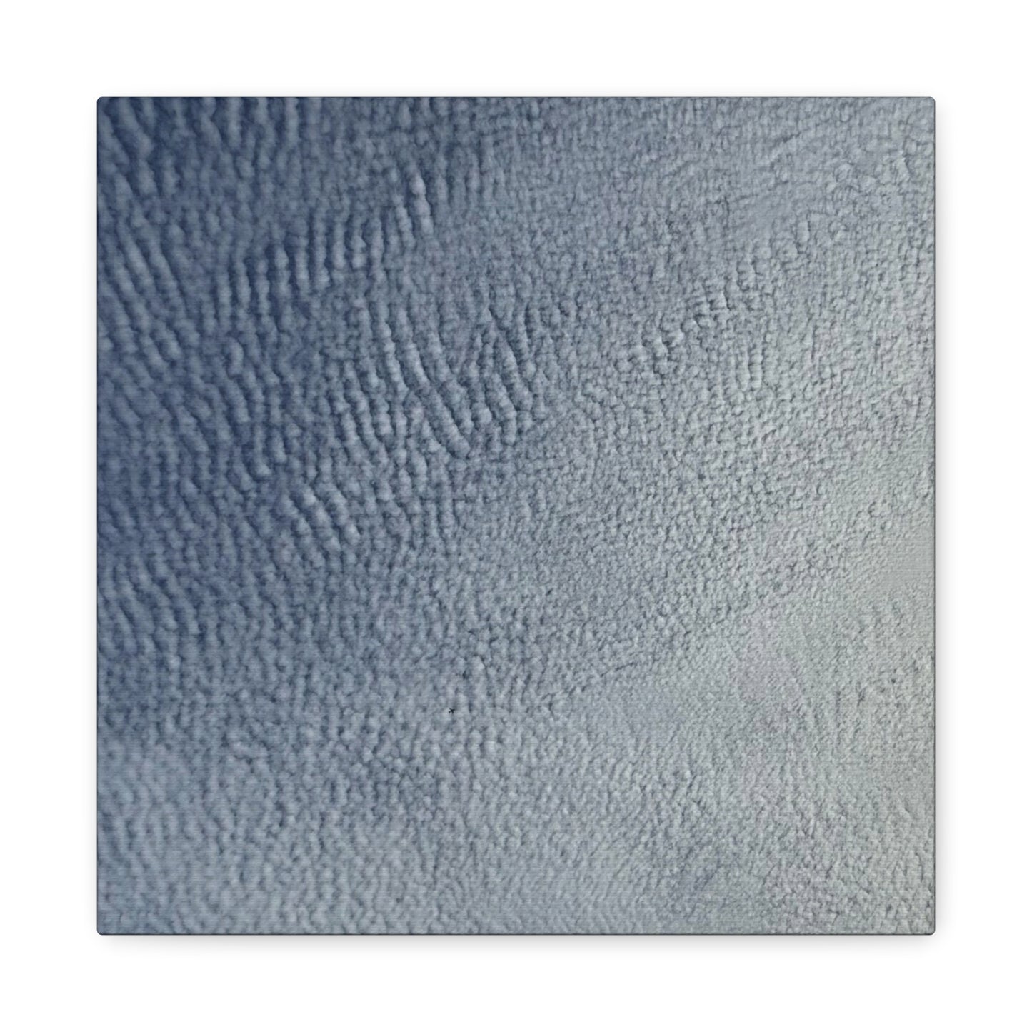 Undulating Whispers of Cerulean - Unique Frameless Canvas Wall Art