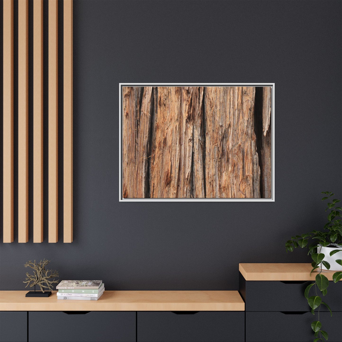 Timber Echoes - Unique Stretched Canvas Wall Art