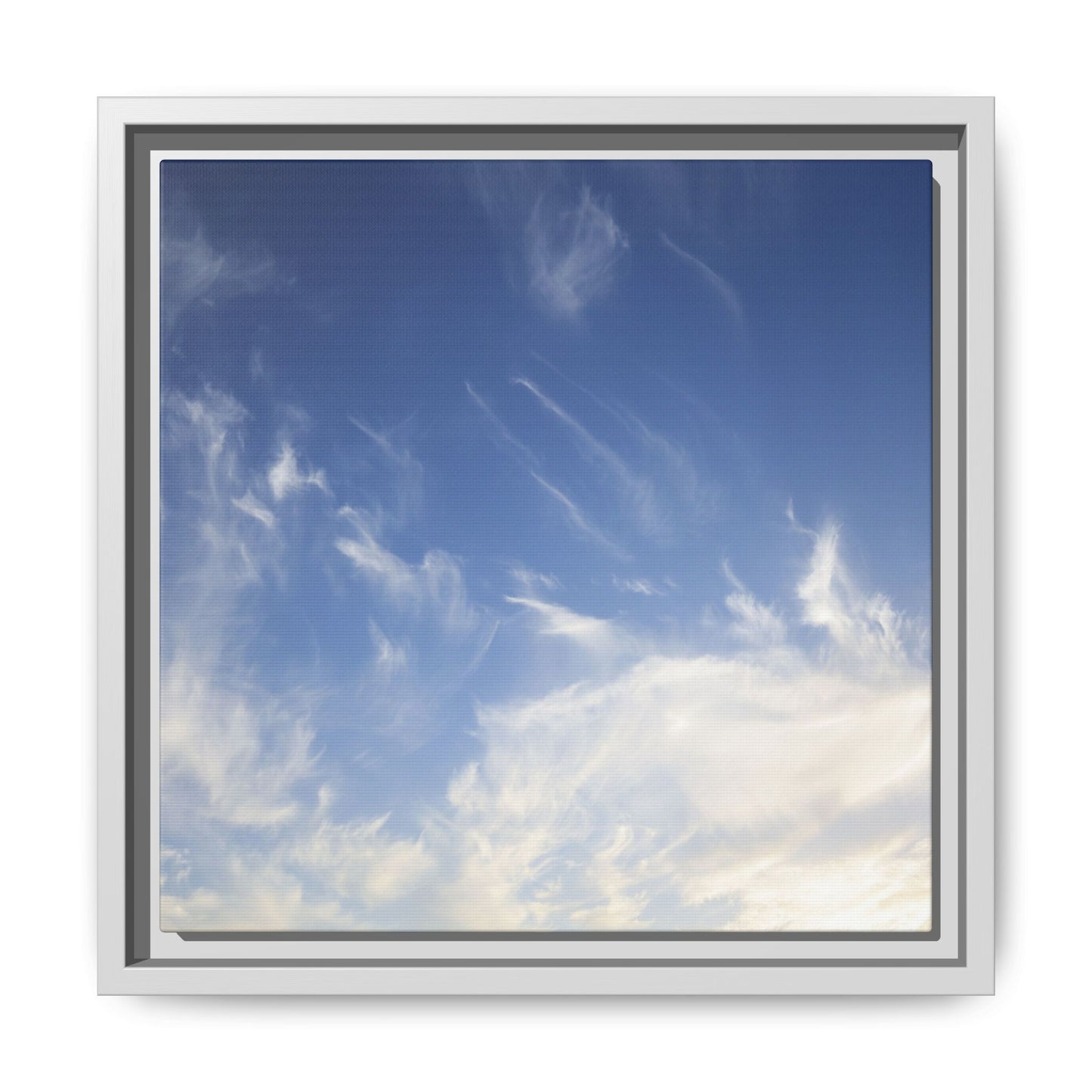 Whispers of Sky - Unique Stretched Canvas Wall Art