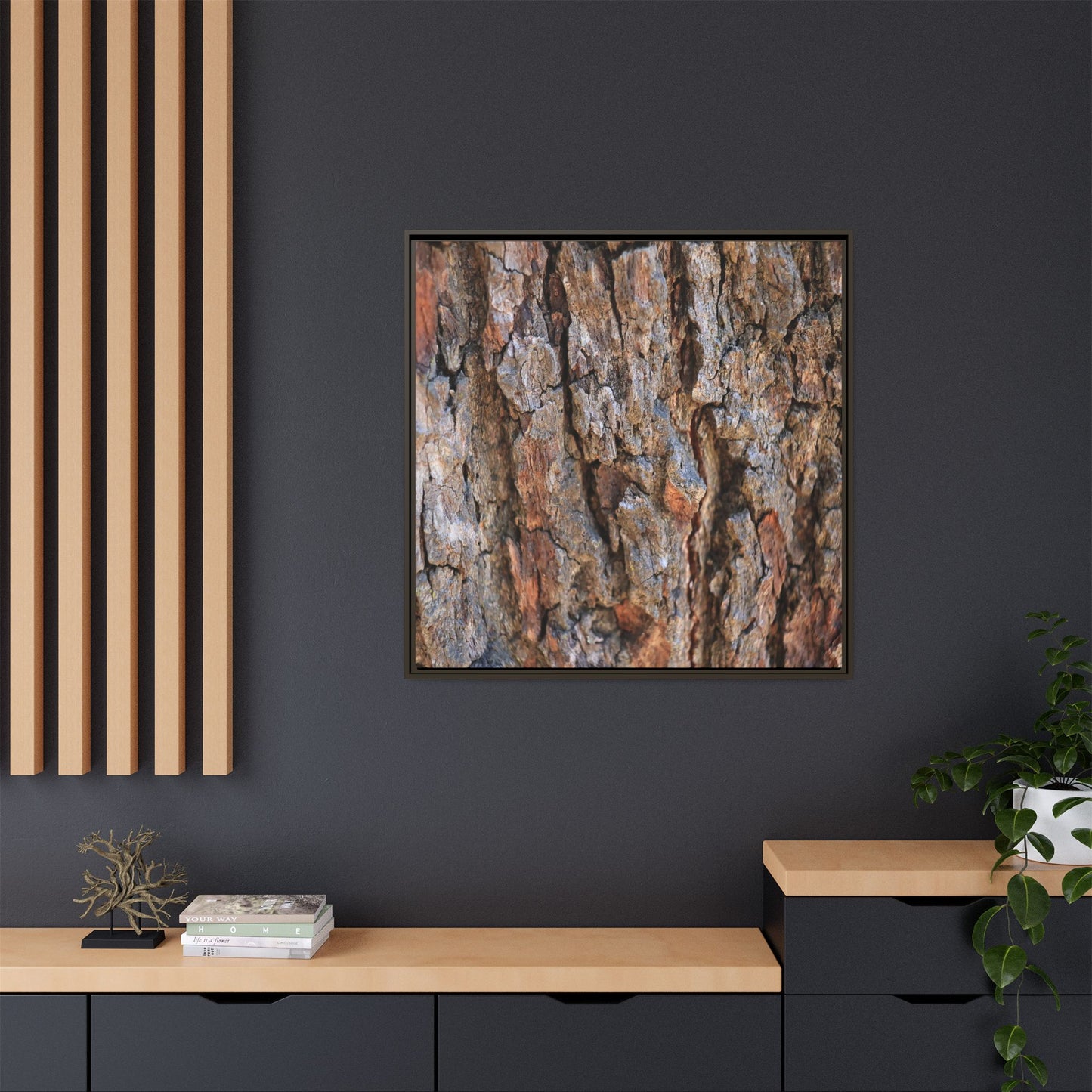 Craggy Textures - Unique Stretched Canvas Wall Art