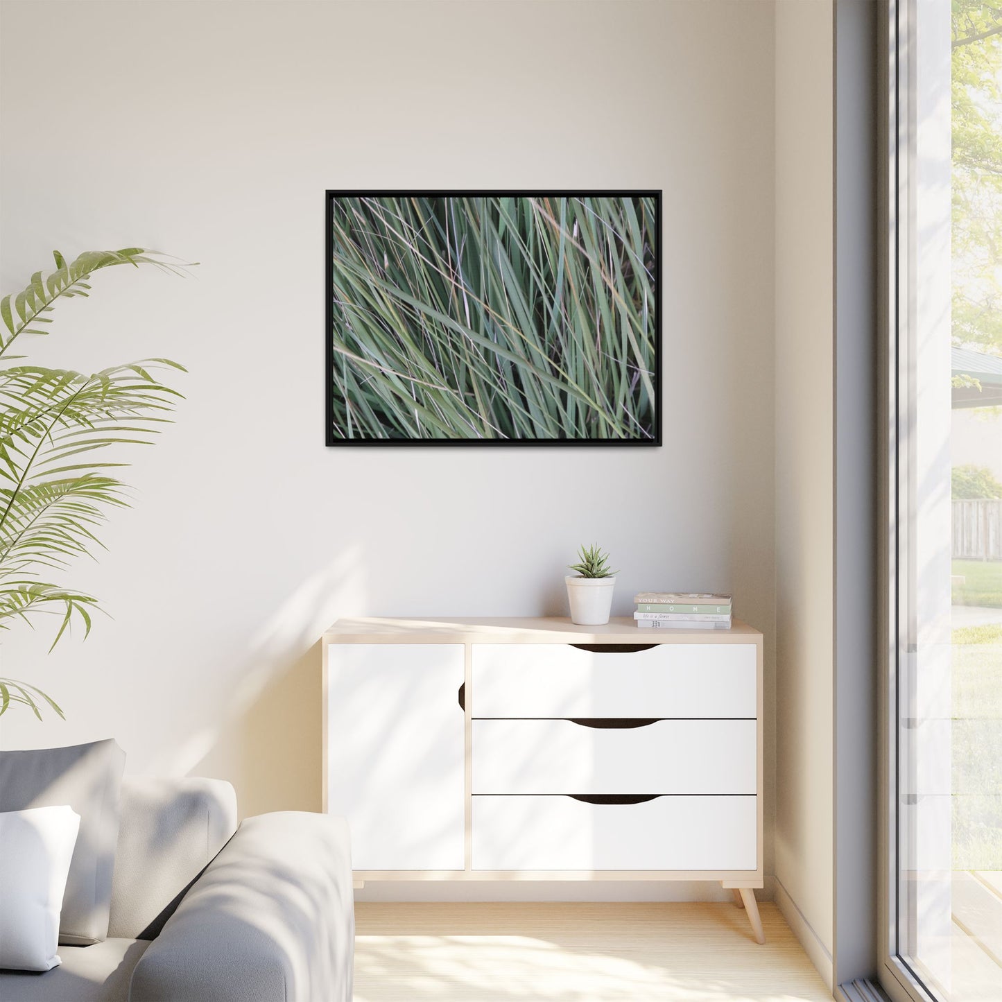 Grassland Symphony - Unique Stretched Canvas Wall Art