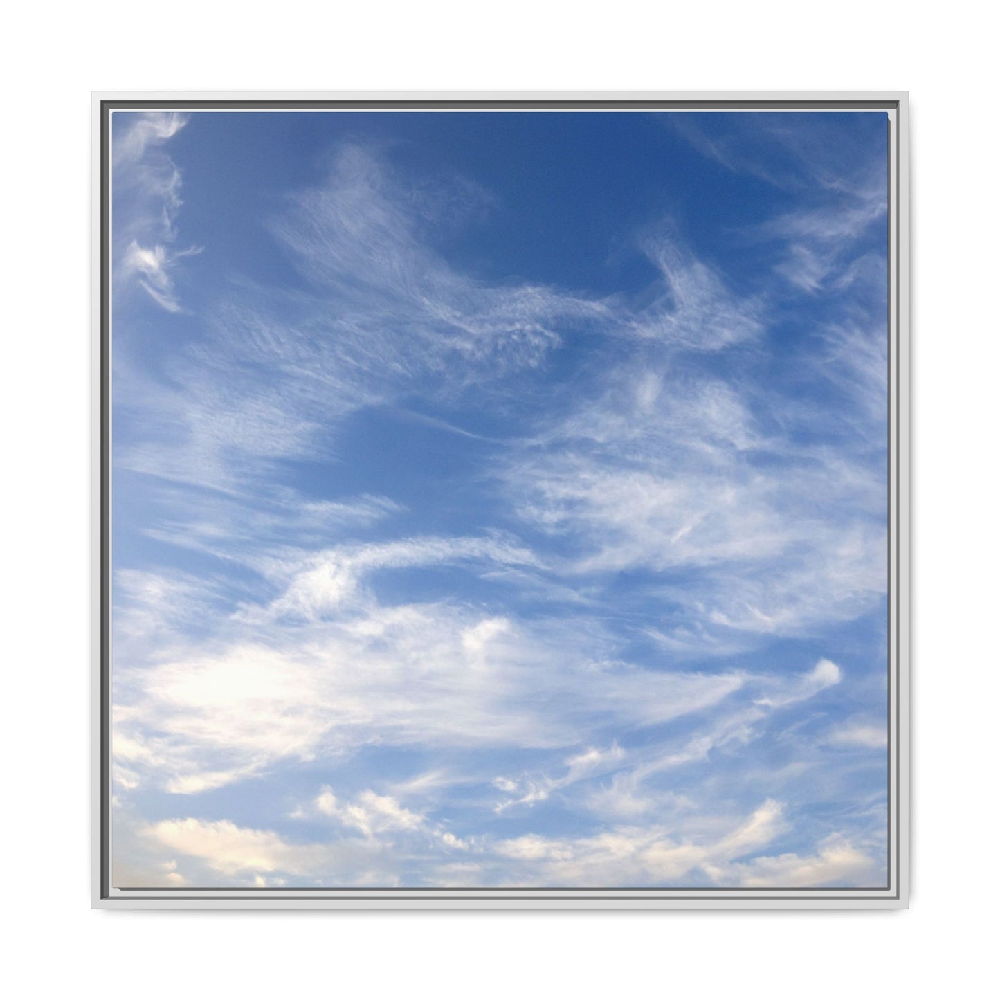 Ethereal Blue Tapestry - Unique Stretched Canvas Wall Art