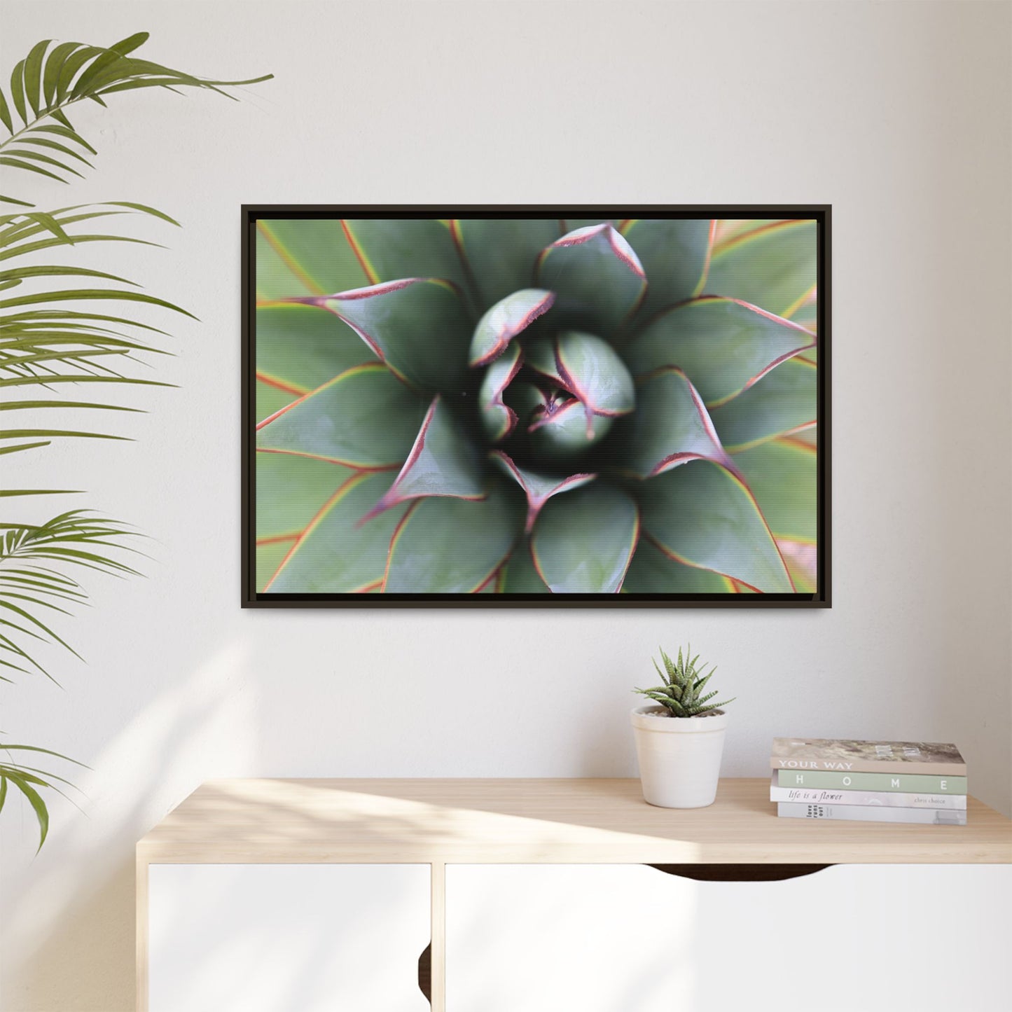 Spiky Elegance - Unique Stretched Canvas Wall Art