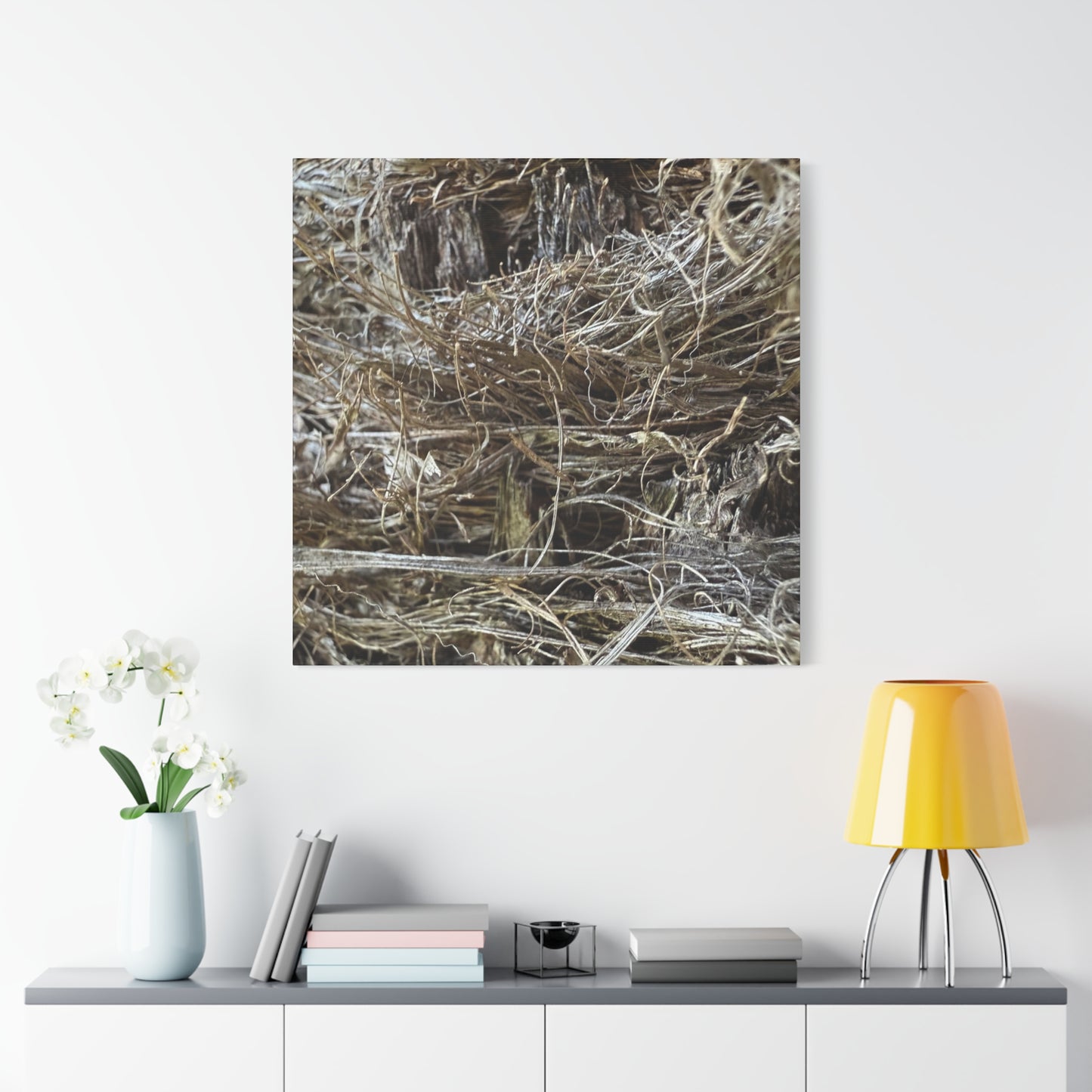 Whispers in Dry Grass - Unique Frameless Canvas Wall Art
