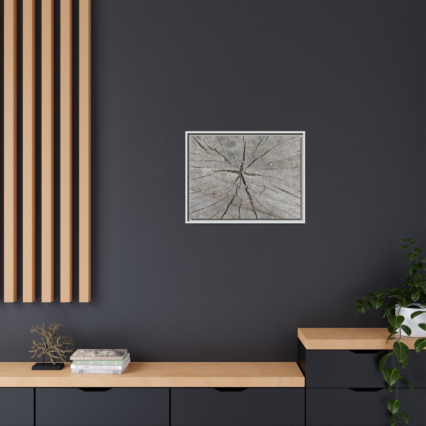 Fractured Memories - Unique Stretched Canvas Wall Art