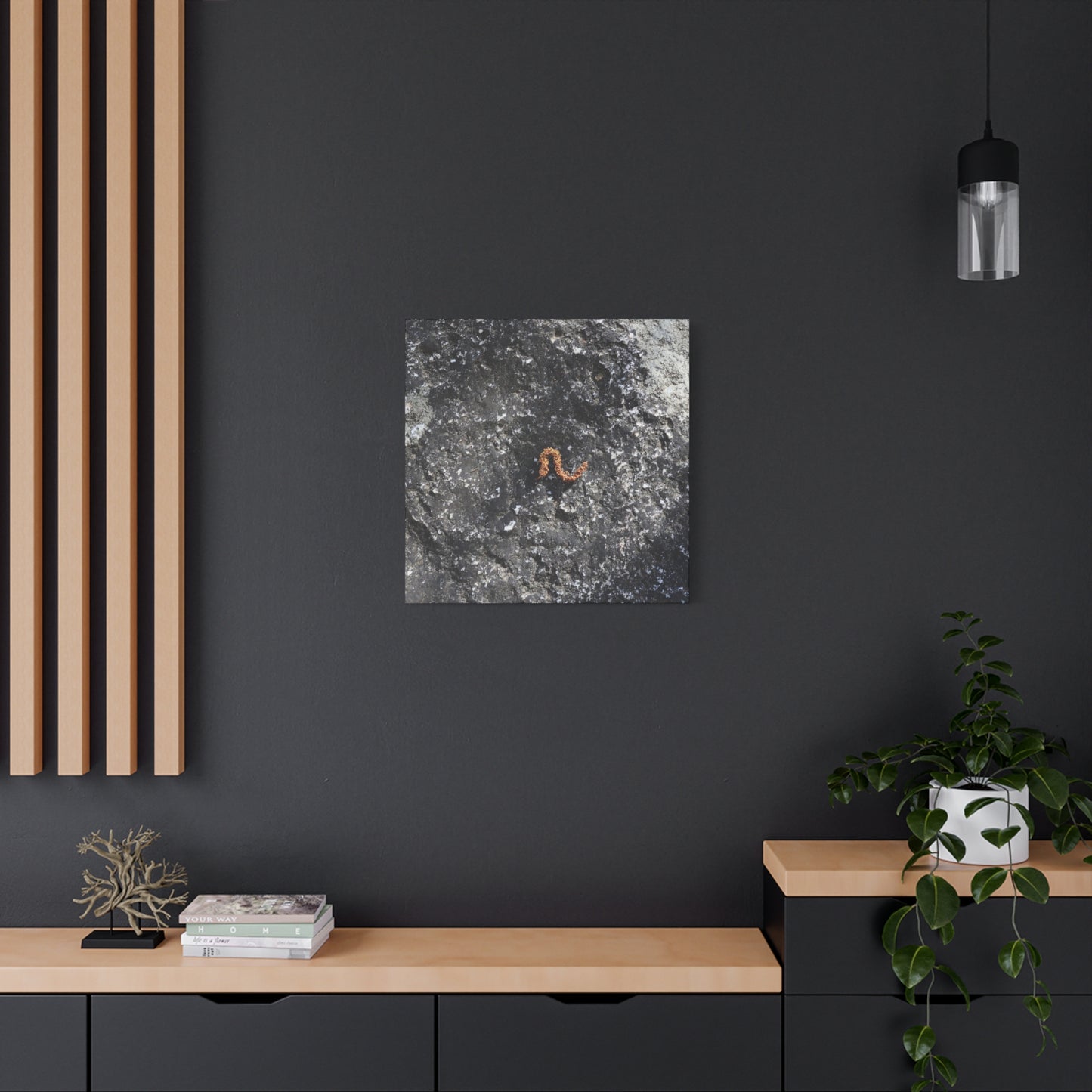 Earthen Serpent - Unique Frameless Canvas Wall Art