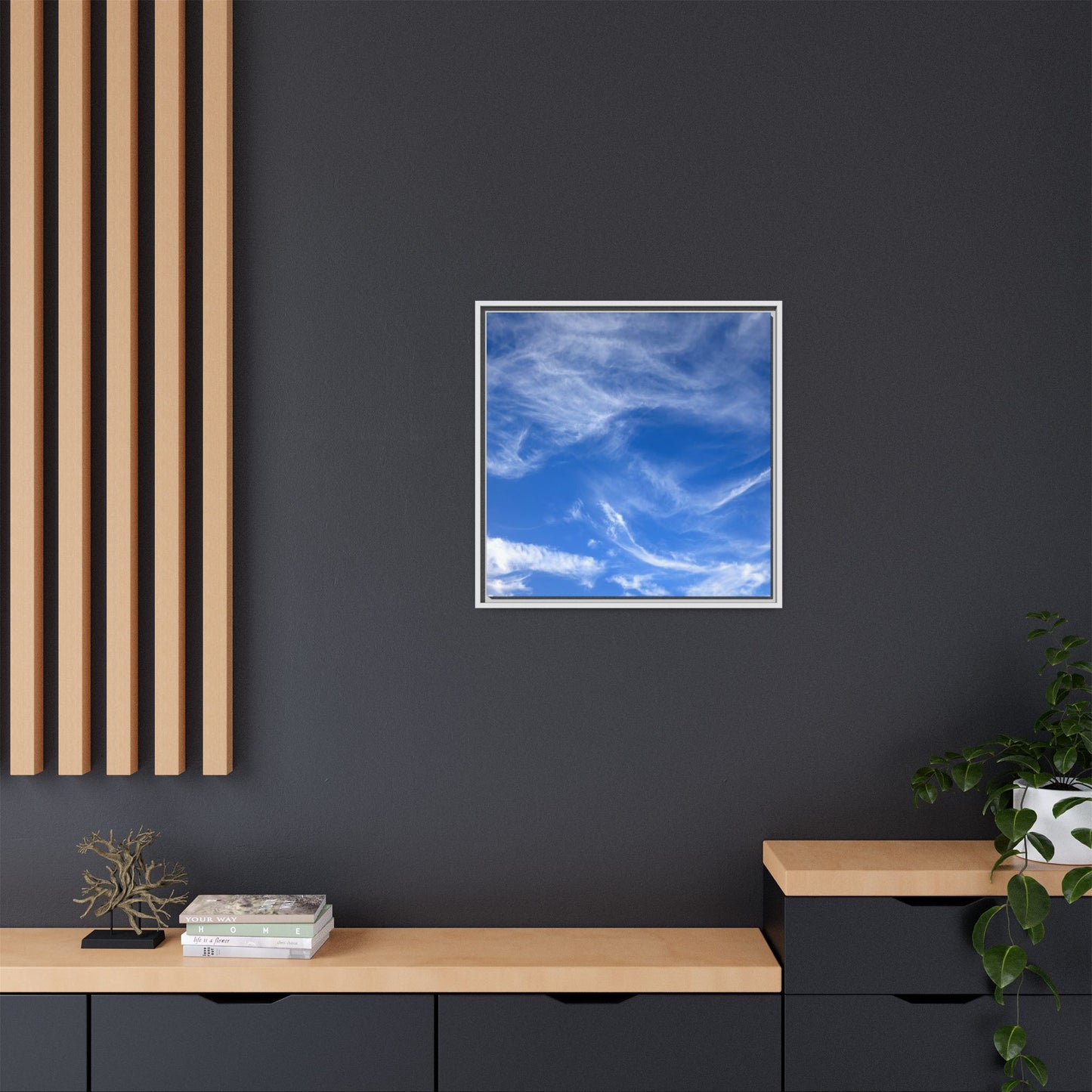 Cloudscape Reverie - Unique Stretched Canvas Wall Art