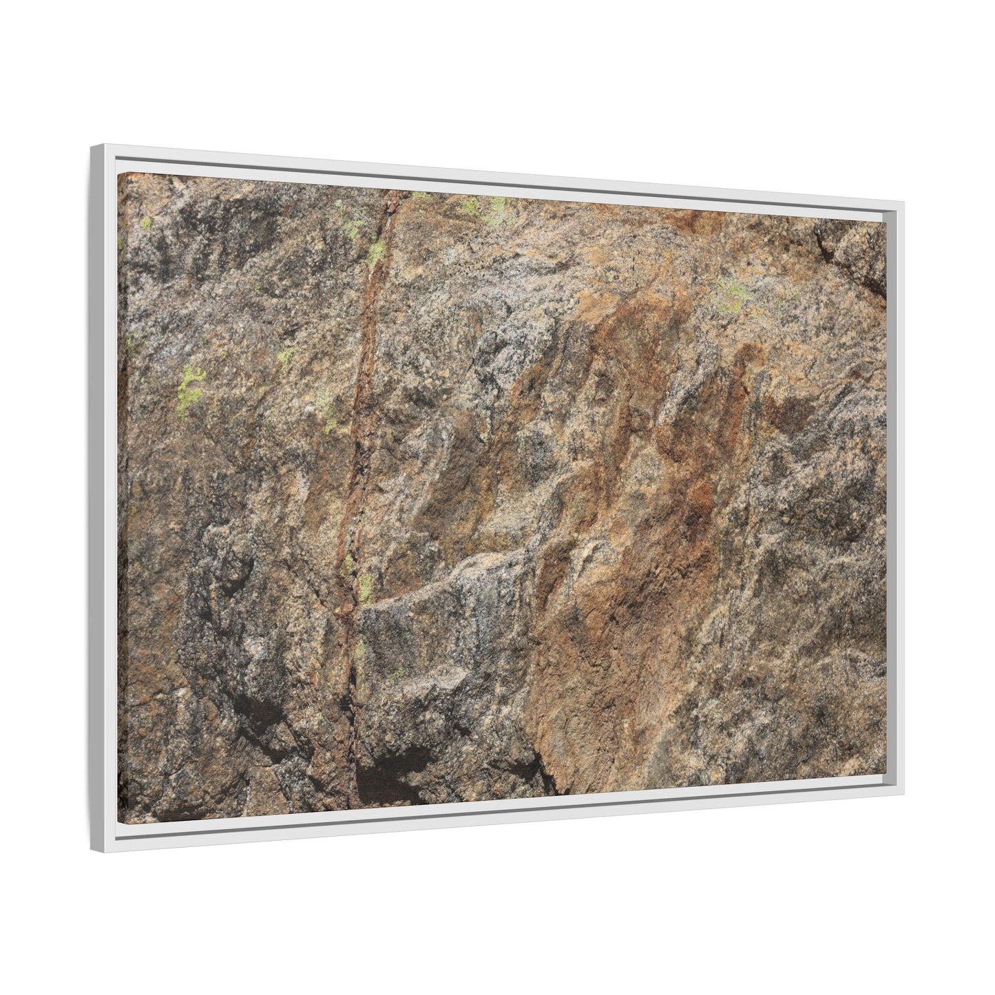 Weathered Rock Formation - Unique Stretched Canvas Wall Art