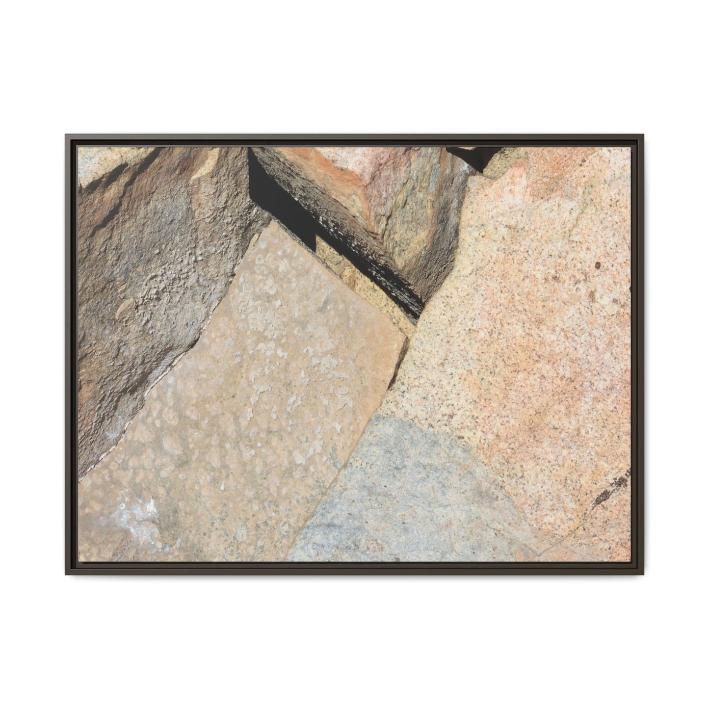 Rock Fragment - Unique Stretched Canvas Wall Art