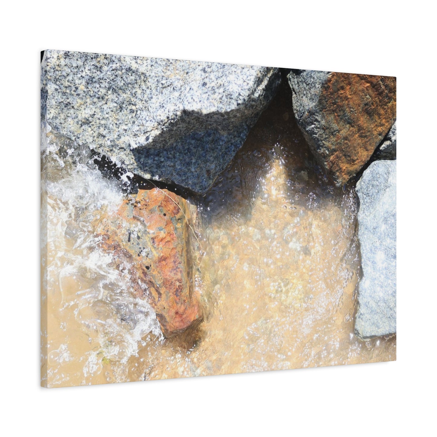 Rocky Embrace - Unique Frameless Canvas Wall Art