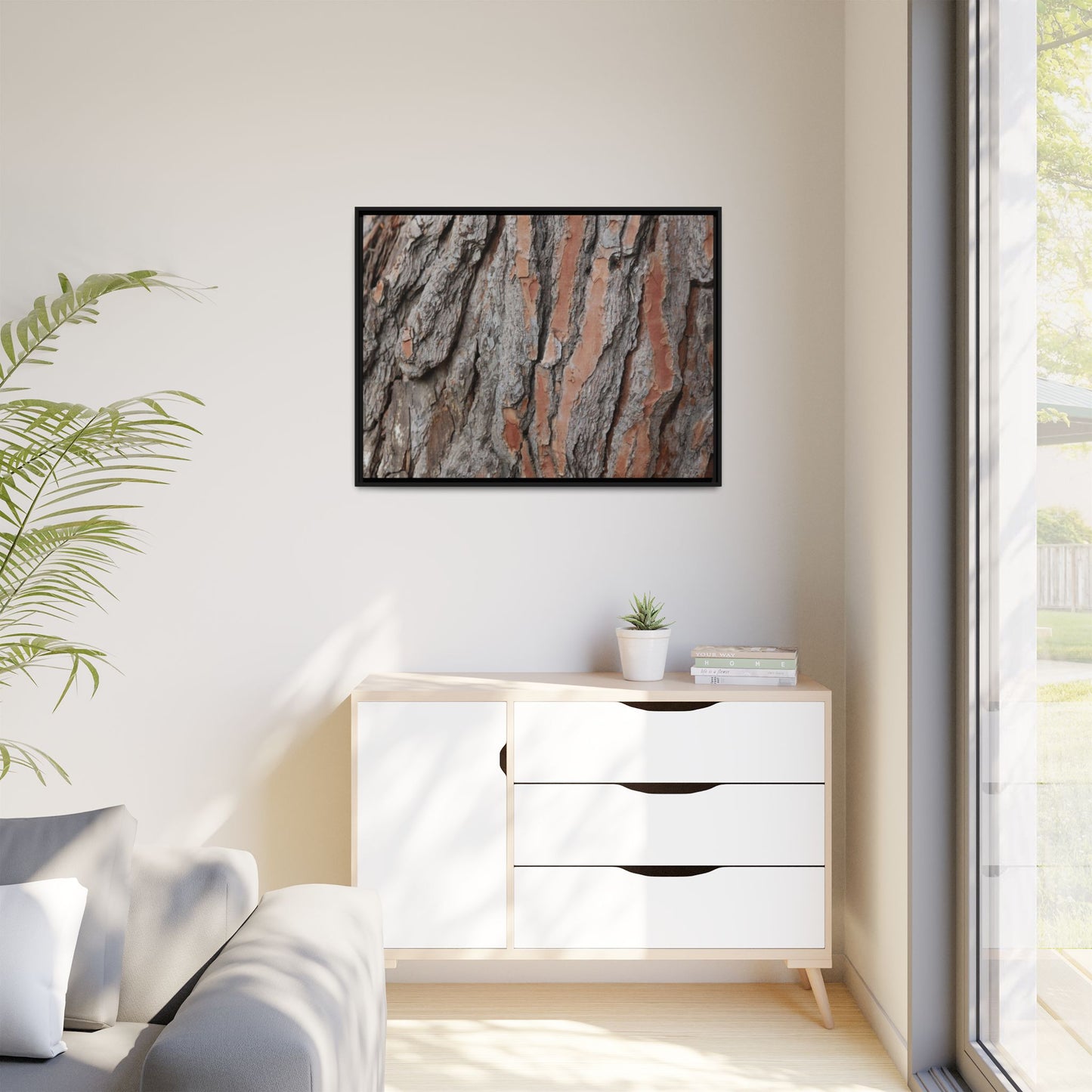 Woodland Layers - Unique Stretched Canvas Wall Art