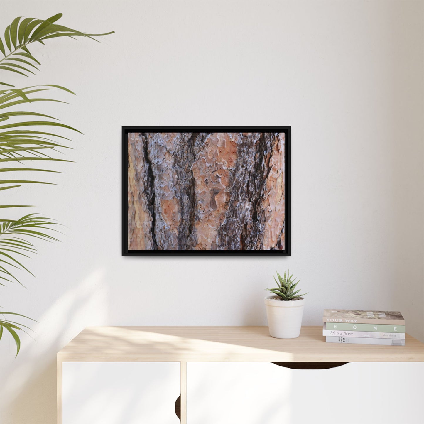 Earthy Embrace - Unique Stretched Canvas Wall Art