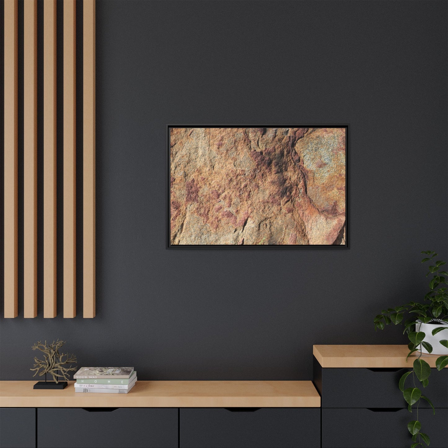 Russet Stone - Unique Stretched Canvas Wall Art