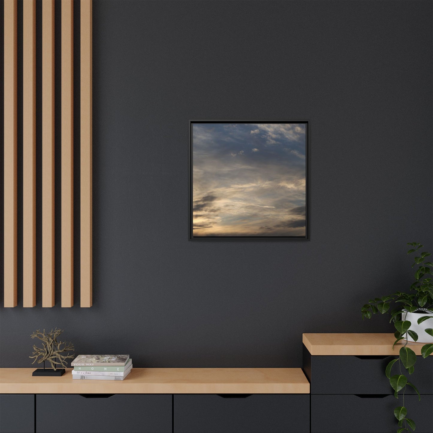Clouded Thoughts - Unique Stretched Canvas Wall Art