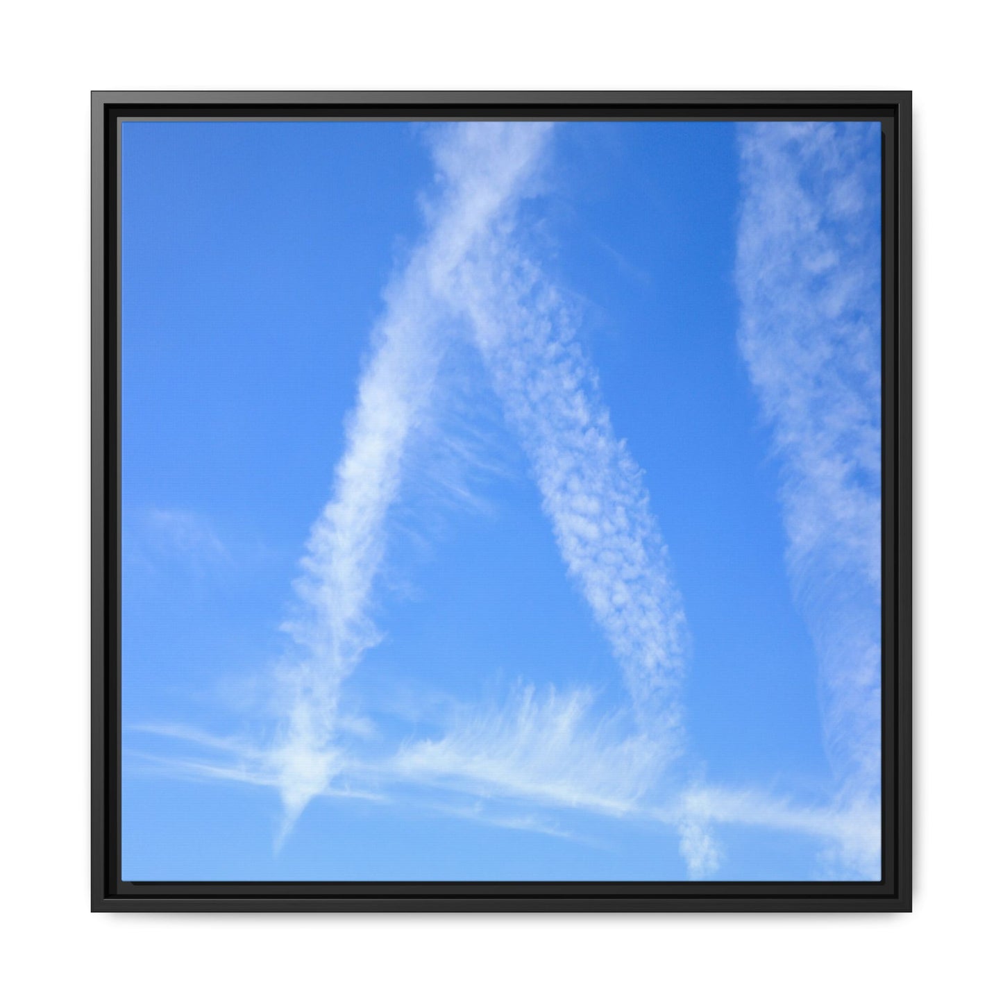 Skyward Whispers - Unique Stretched Canvas Wall Art