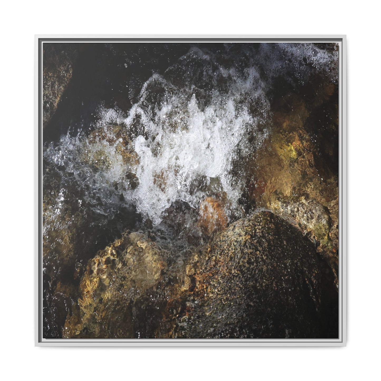 Cascading Momentum - Unique Stretched Canvas Wall Art