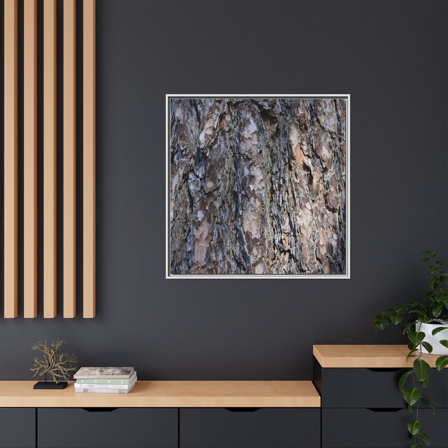 Weathered Patterns - Unique Stretched Canvas Wall Art