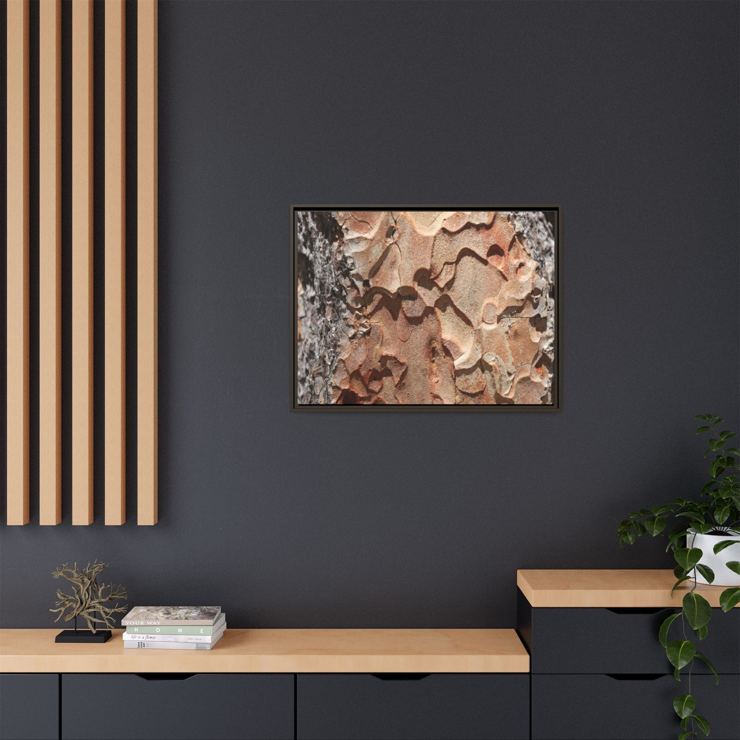 Rust and Stone - Unique Stretched Canvas Wall Art