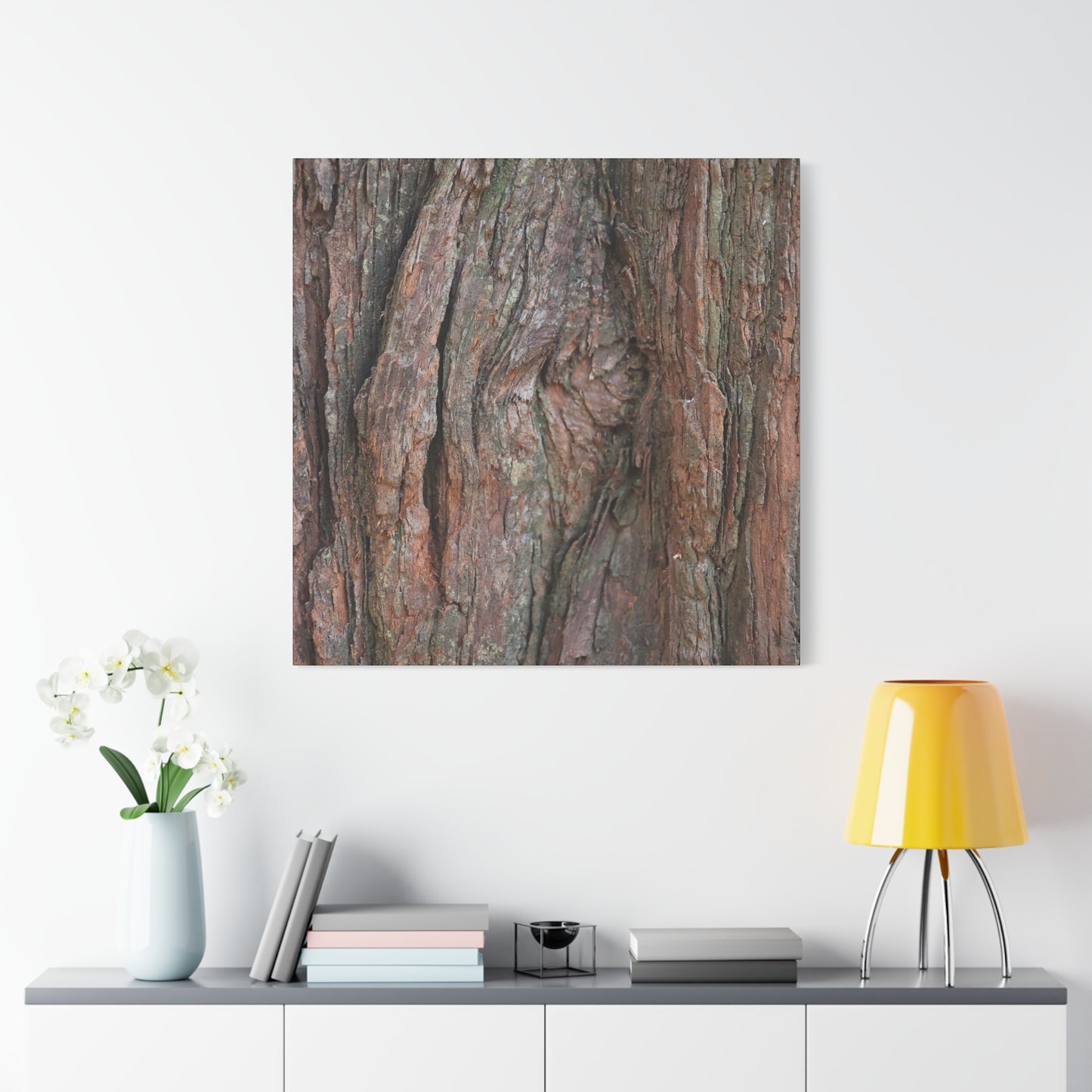 Rustic Embrace - Unique Frameless Canvas Wall Art