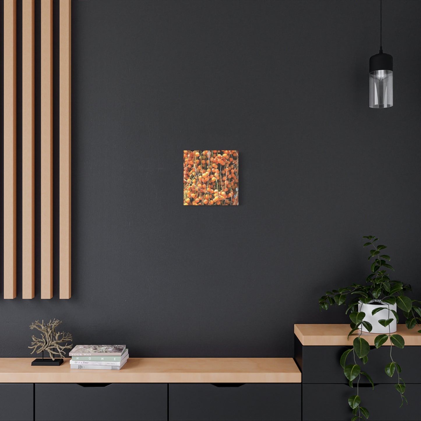 Orange Harvest - Unique Frameless Canvas Wall Art