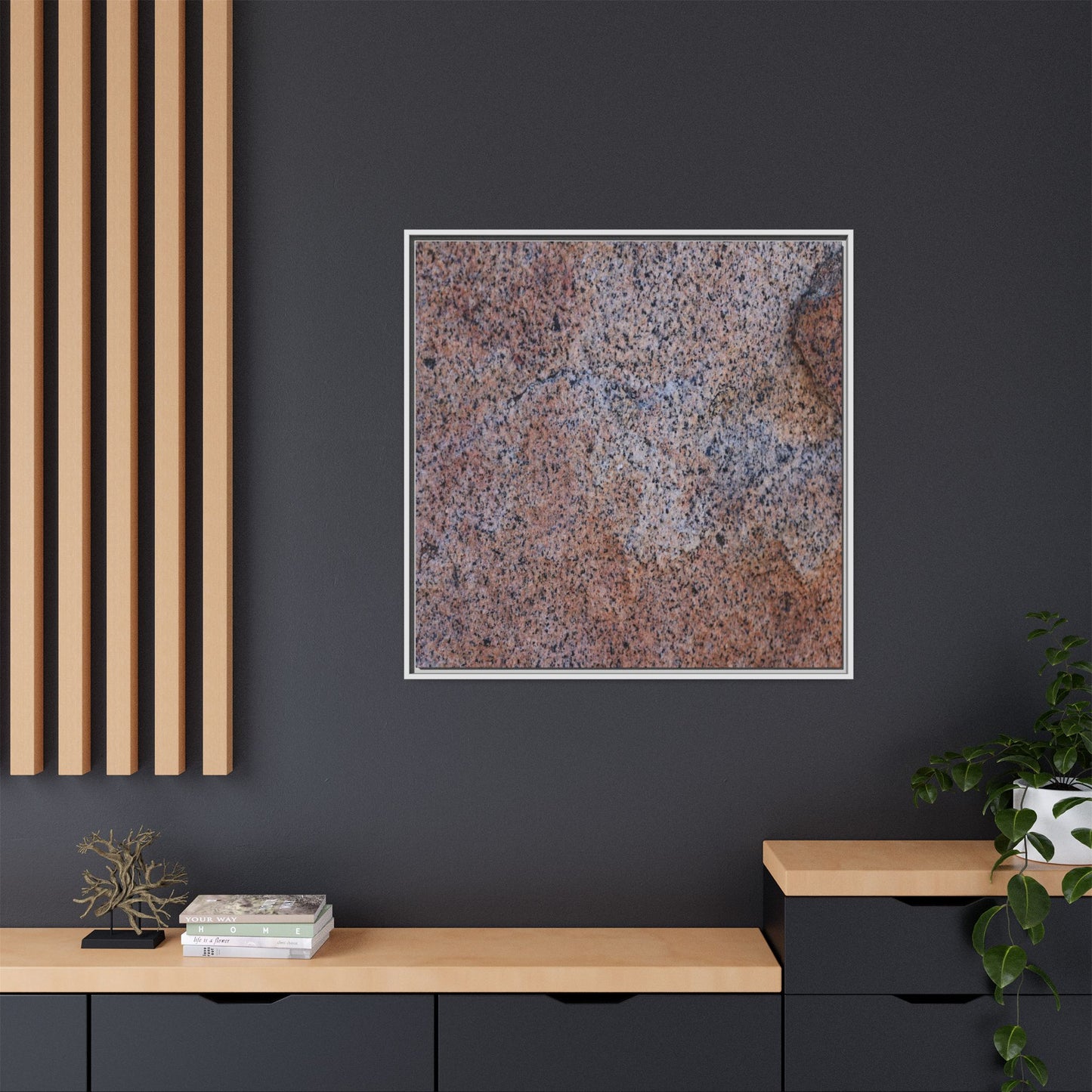 Earthen Mosaic - Unique Stretched Canvas Wall Art