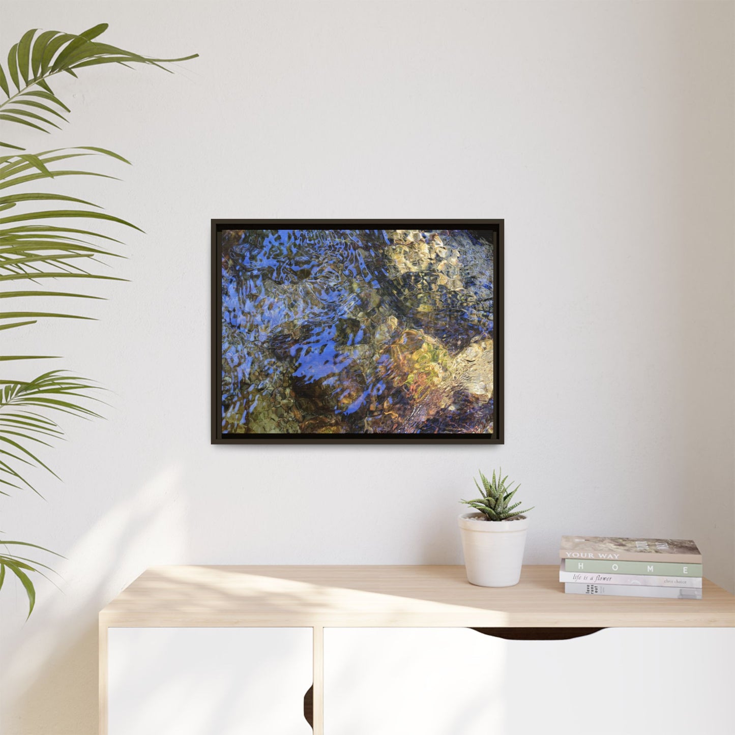 Aquatic Kaleidoscope - Unique Stretched Canvas Wall Art