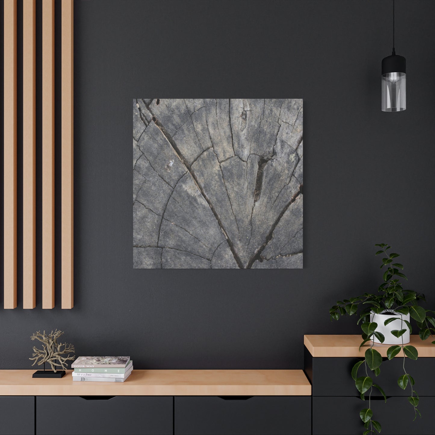 Geological Mosaic - Unique Frameless Canvas Wall Art