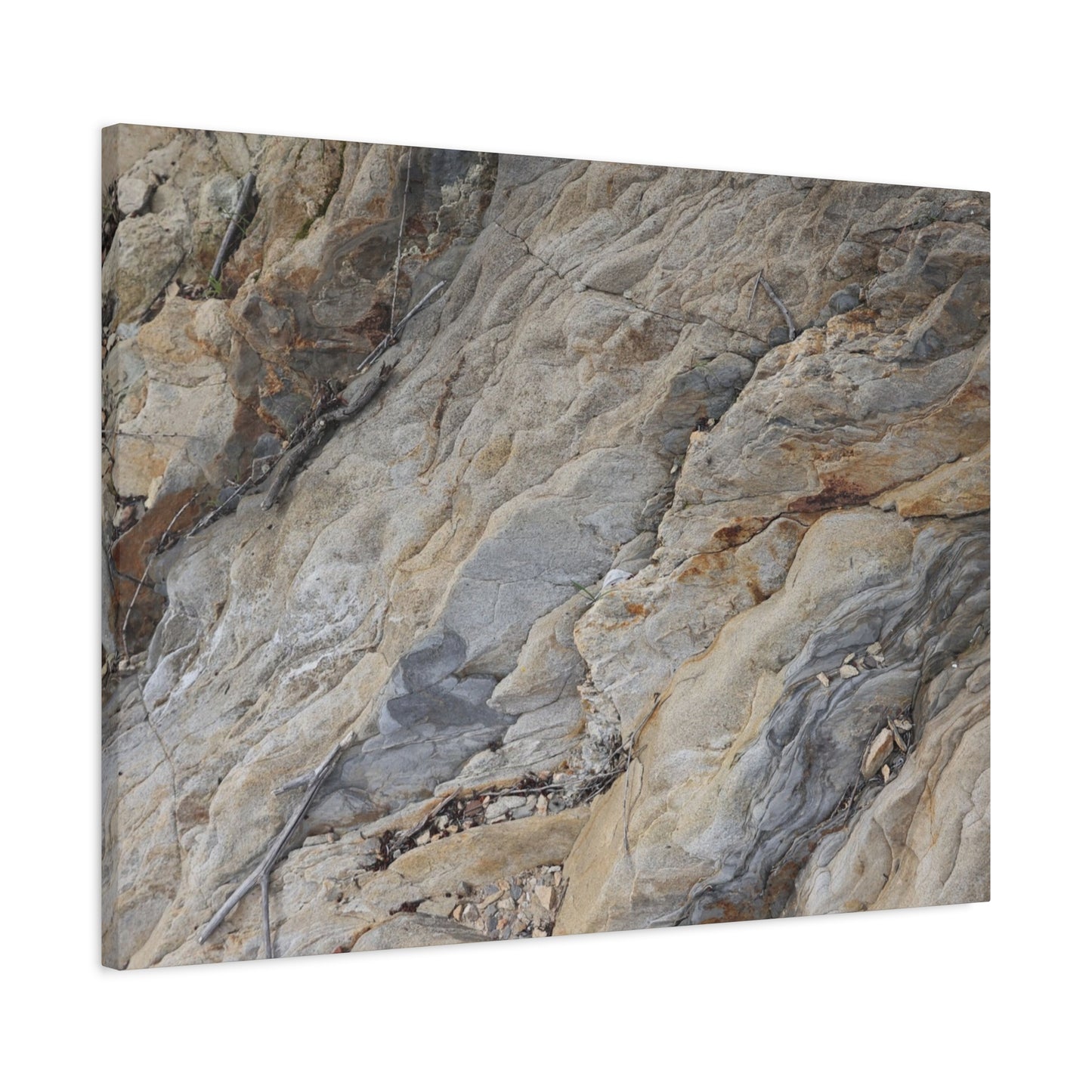 Stone Memory - Unique Frameless Canvas Wall Art