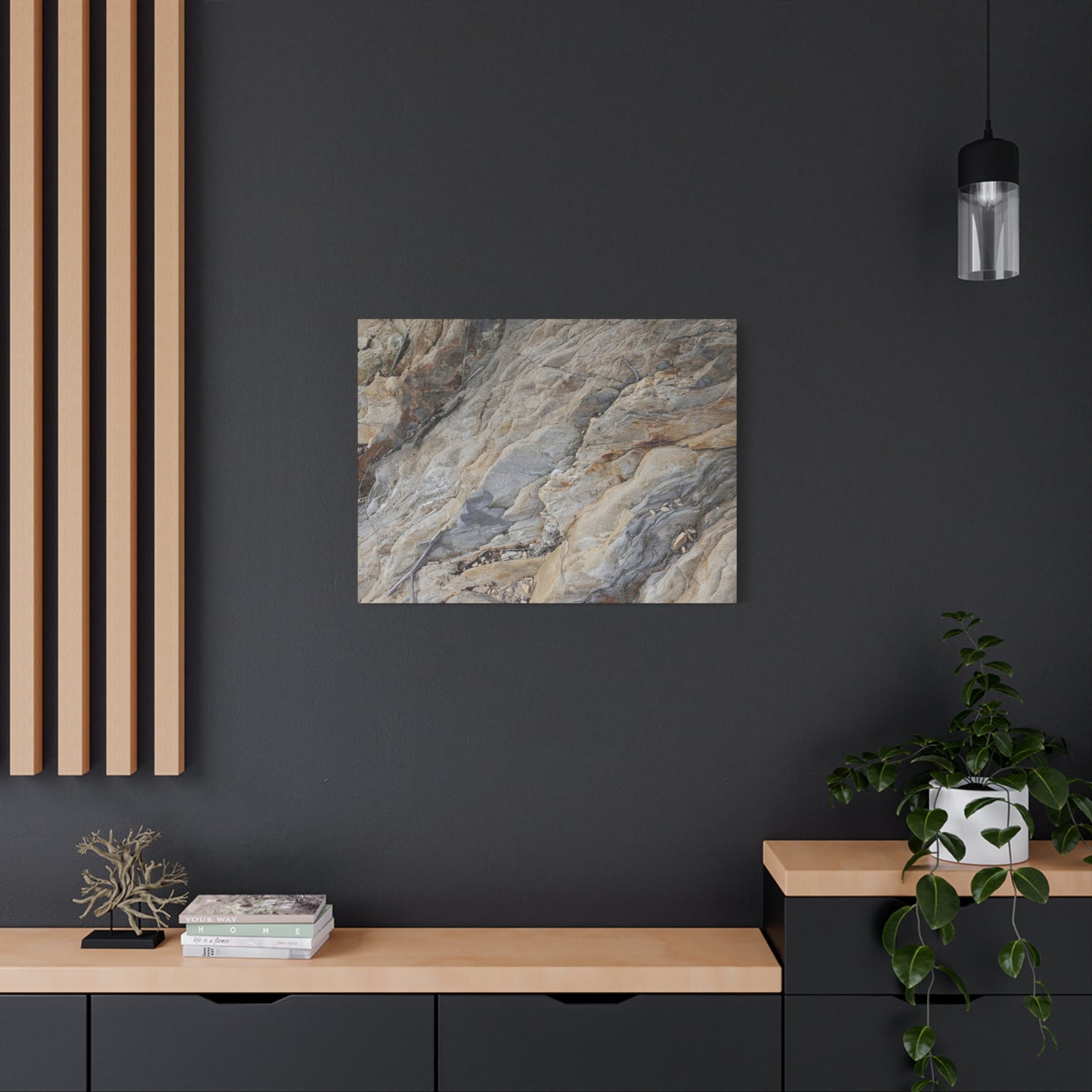 Stone Memory - Unique Frameless Canvas Wall Art