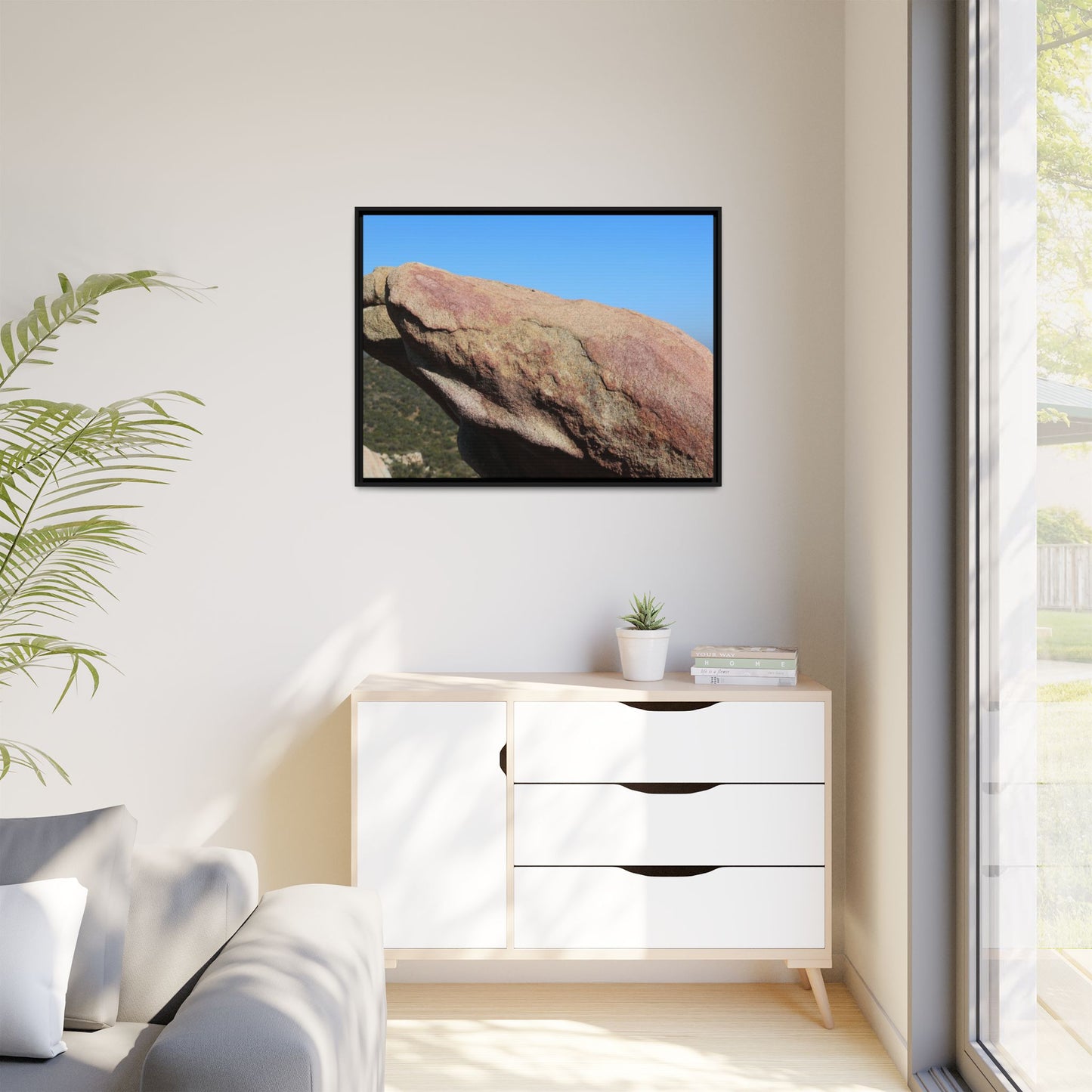 Sleeping Stone - Unique Stretched Canvas Wall Art