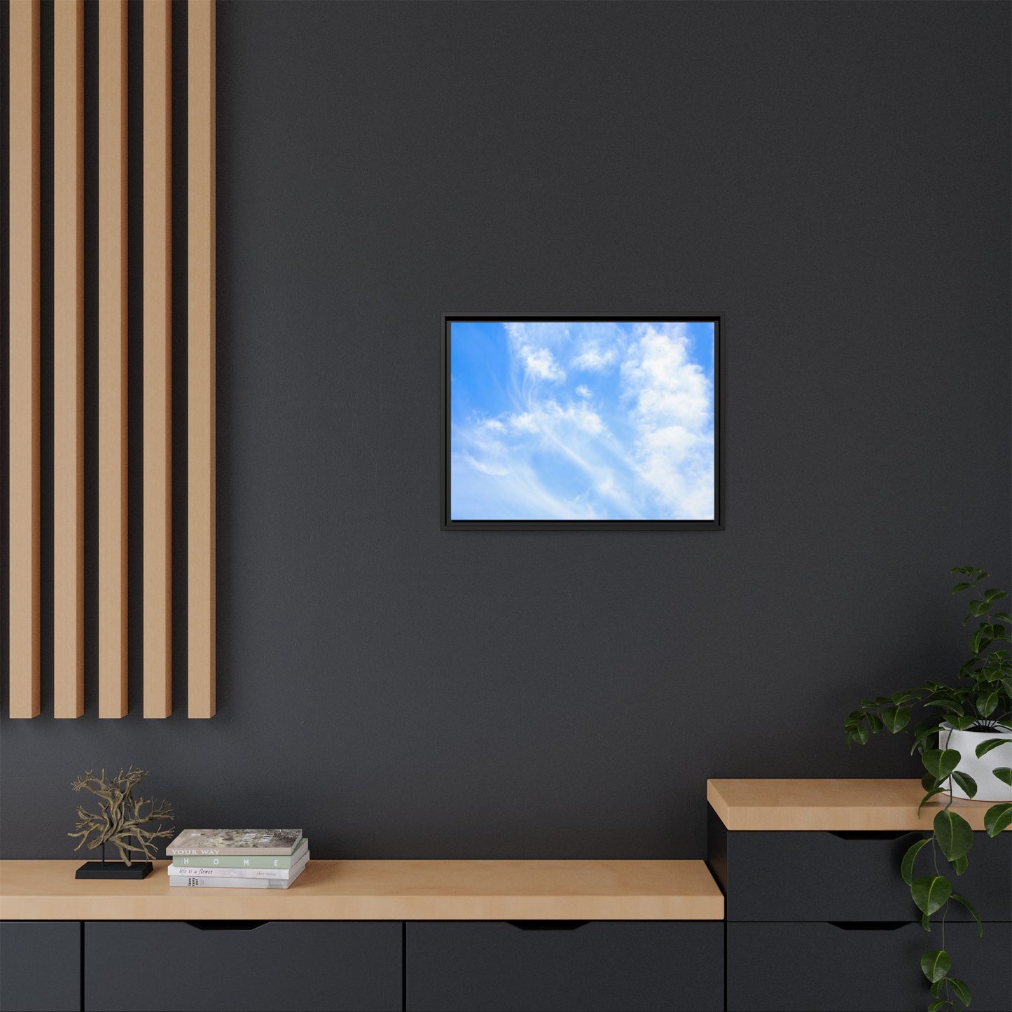 Azure Dreaming - Unique Stretched Canvas Wall Art