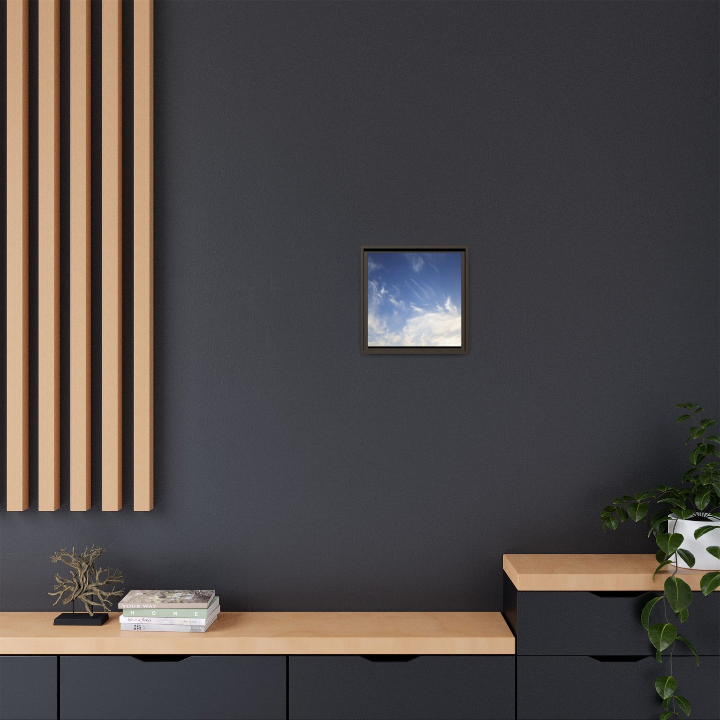 Whispers of Sky - Unique Stretched Canvas Wall Art