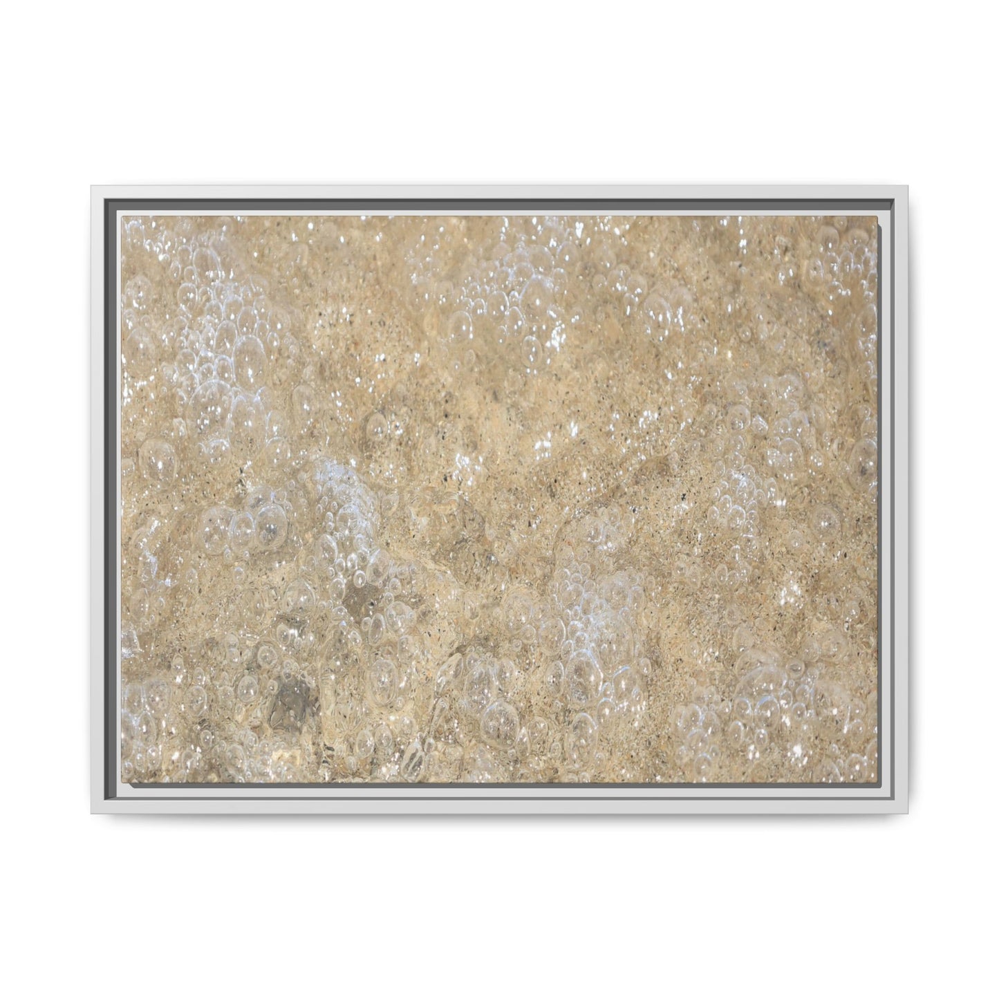 Bubbling Sand - Unique Stretched Canvas Wall Art