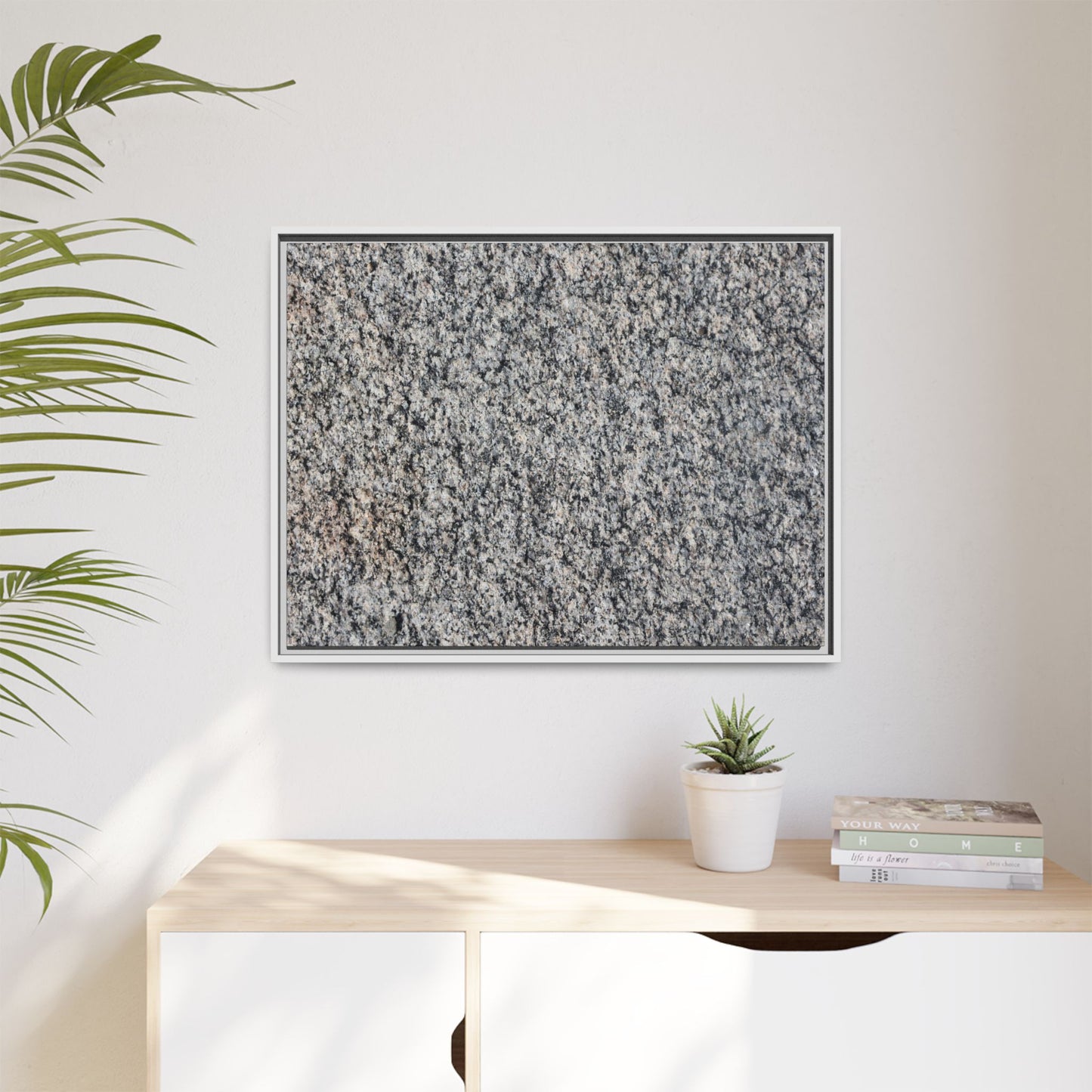 Crystalline Fusion - Unique Stretched Canvas Wall Art