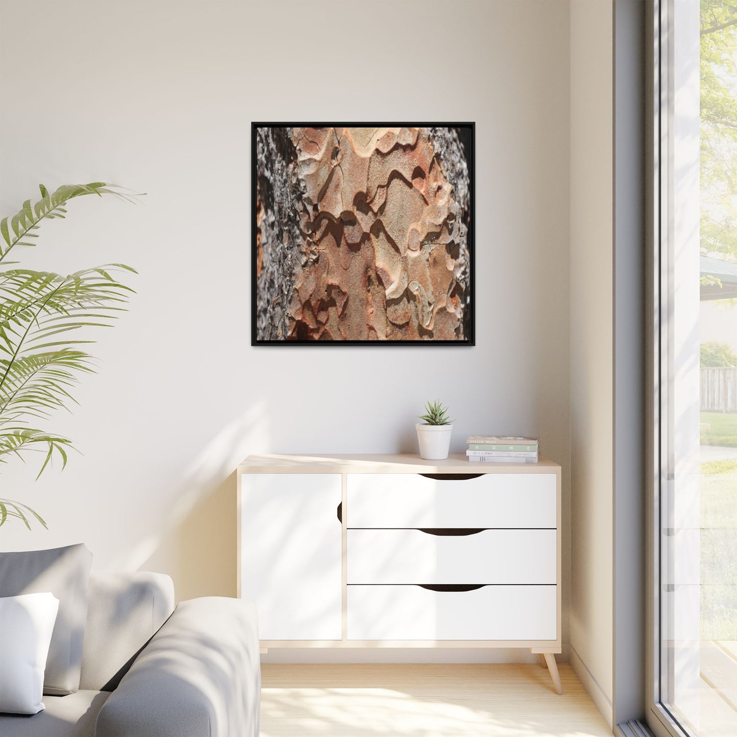 Rust and Stone - Unique Stretched Canvas Wall Art