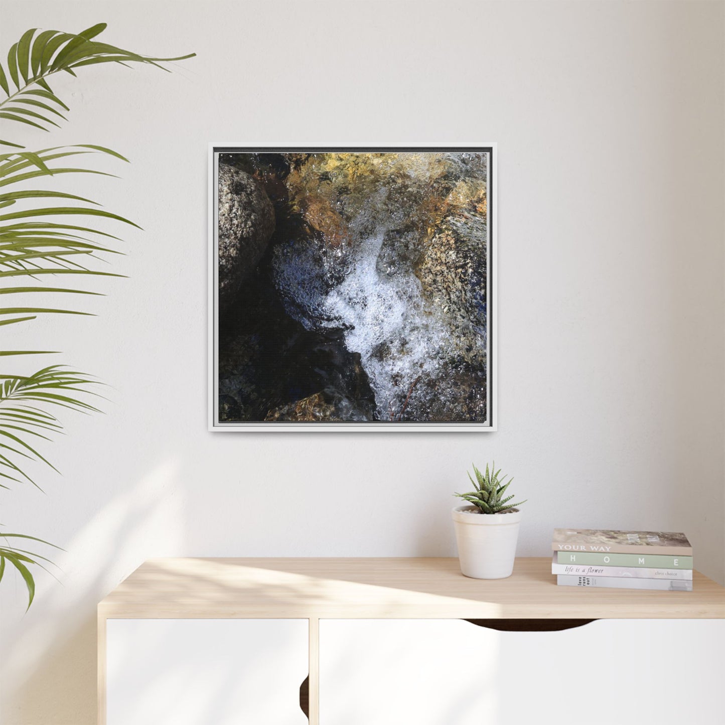 Nature's Turbulence - Unique Stretched Canvas Wall Art