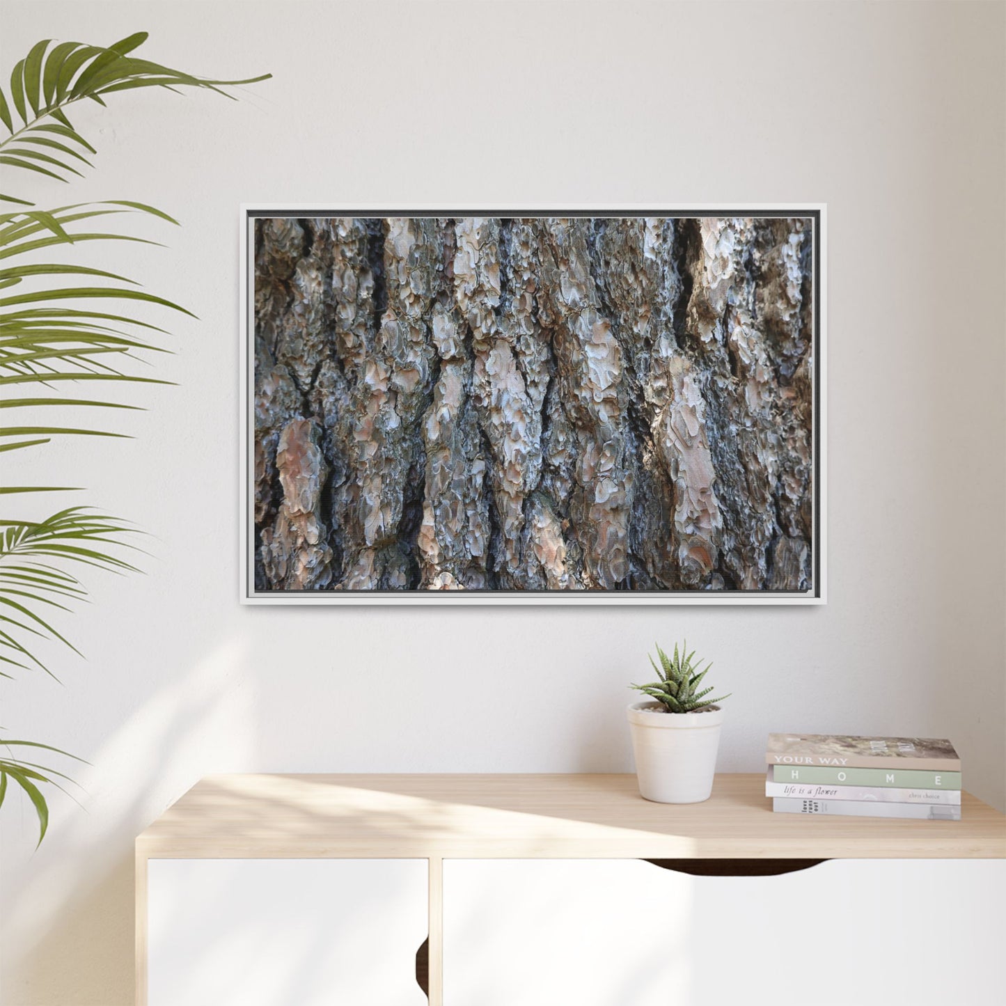 Bark Whispers - Unique Stretched Canvas Wall Art